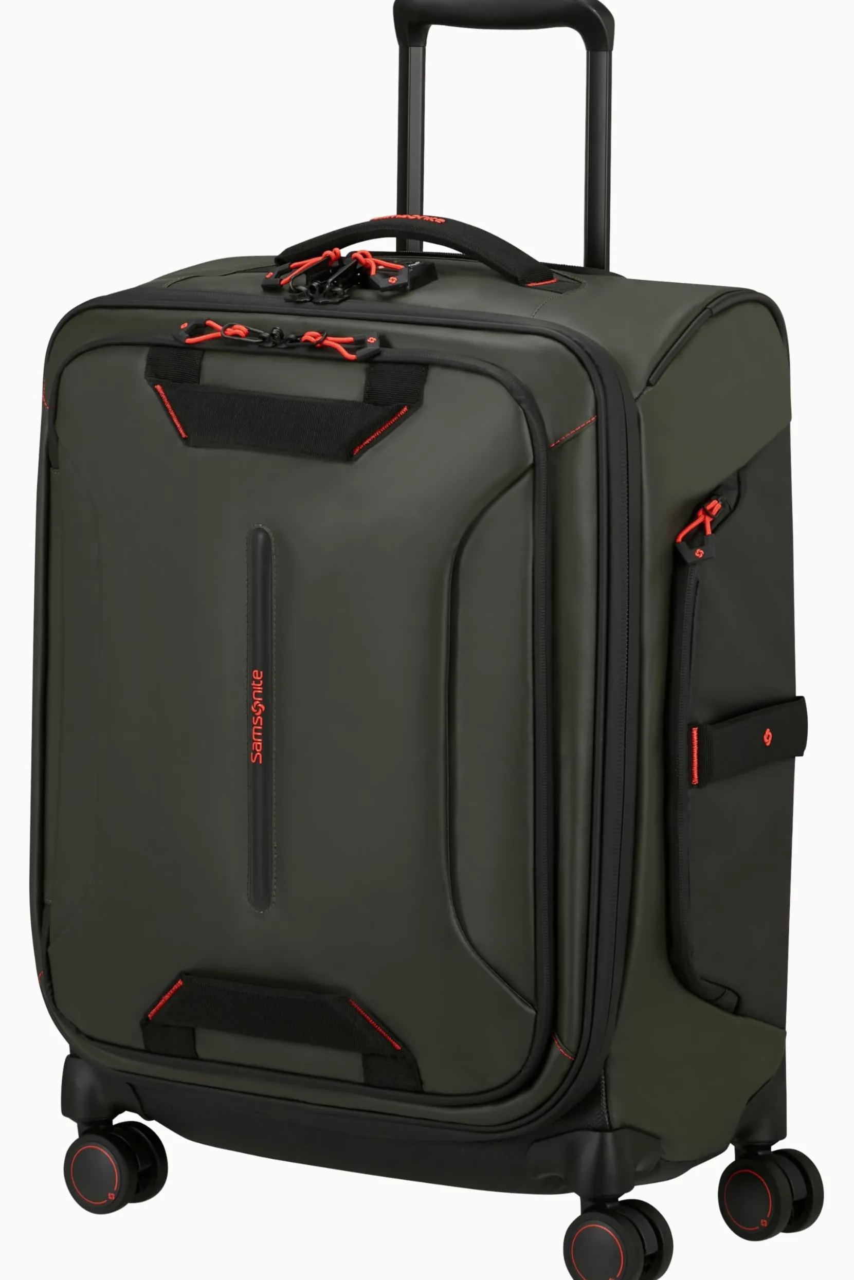 Samsonite Ecodiver Maleta 4 Ruedas Equipaje de Mano 55 cm y 50 litros Maxima Capacidad. Verde