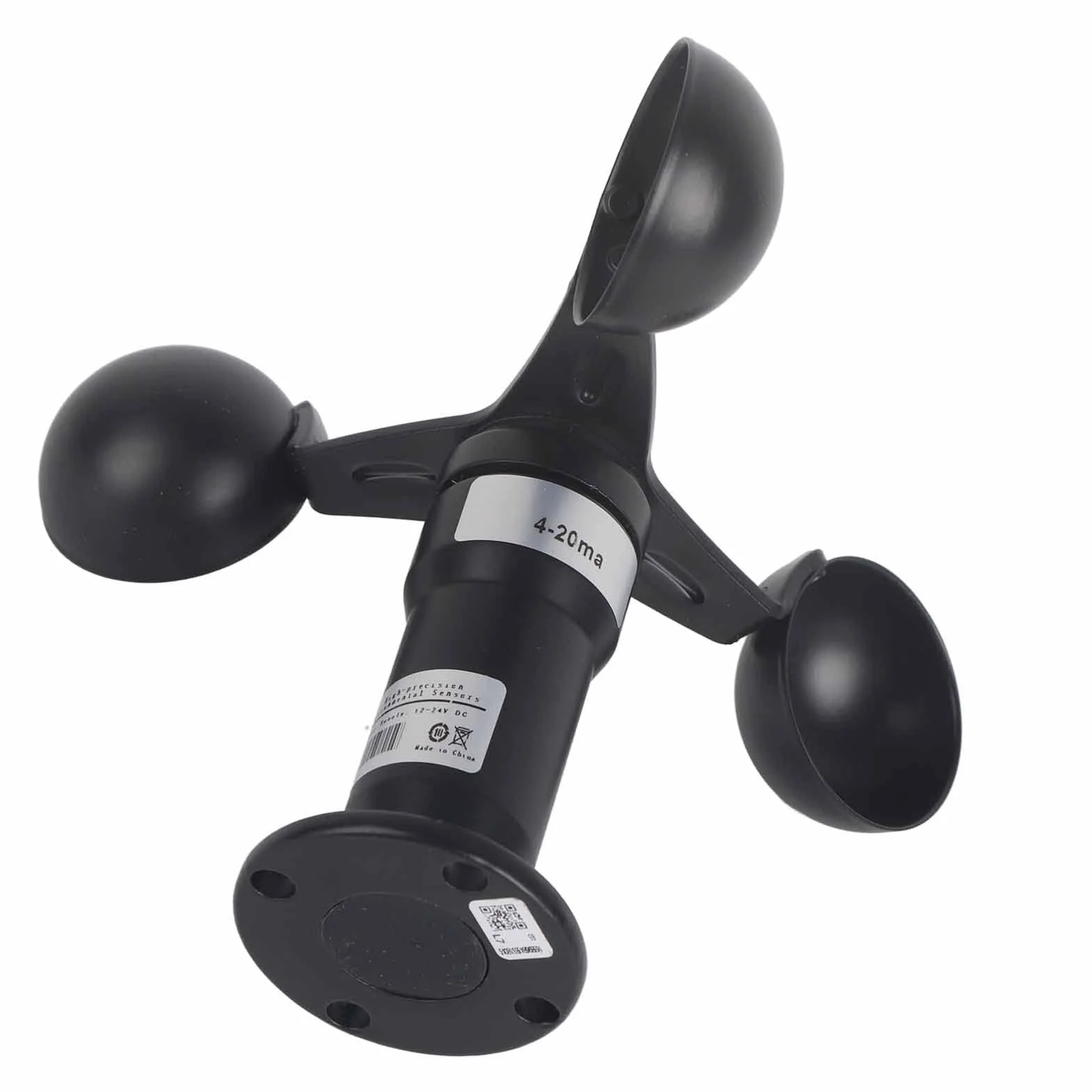 Anemómetro Sensor de velocidad del viento 4-20 mA Aleación de aluminio Detector de velocidad del viento