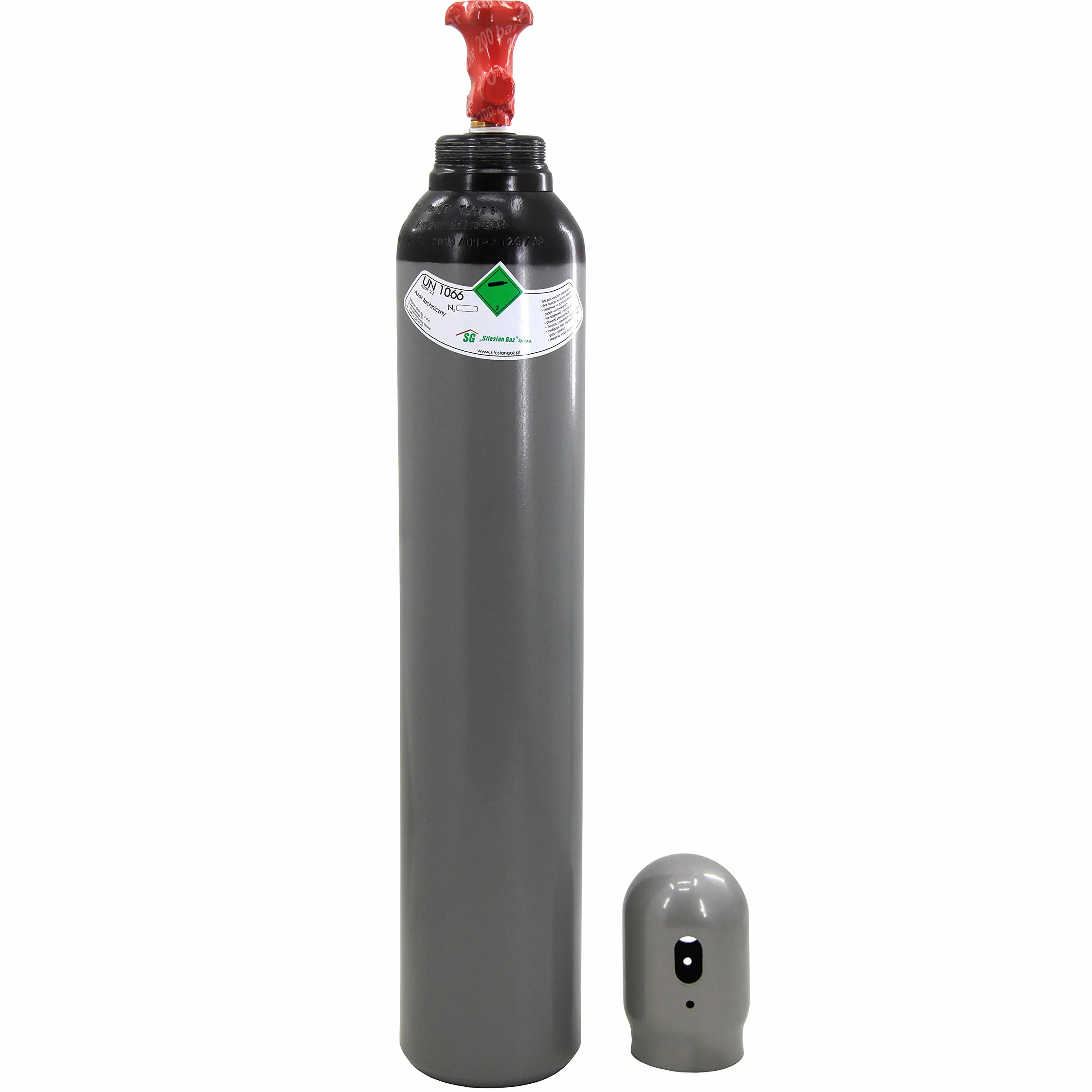 STICKSTOFF Botella de gas 8 l 1,6 m³ 200 bar Nitrógeno