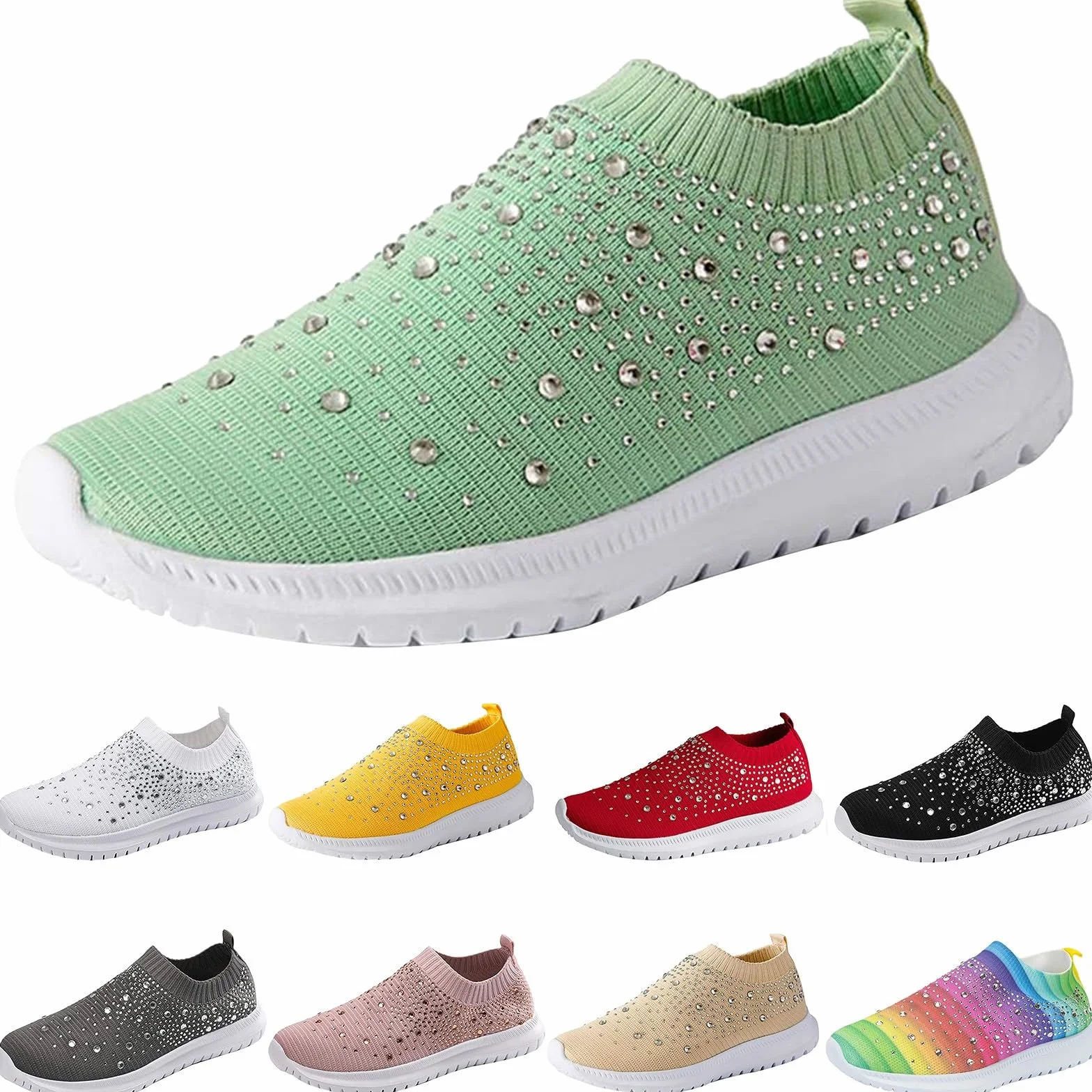 Zapatos Ortopédicos para Mujer,Zapatos Mocasines De Malla con Bordados,Corte Ancho,Zapatos De Cuña para Caminar,Casuales,Moda,Antideslizantes