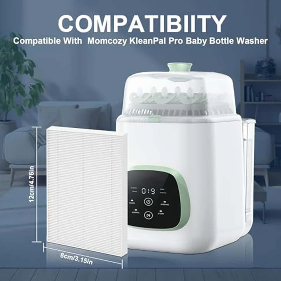 Momcozy-KleanPal Pro Filtros de Aire de Repuesto, 99,97% Filtración Efectiva para Limpiador de Biberones