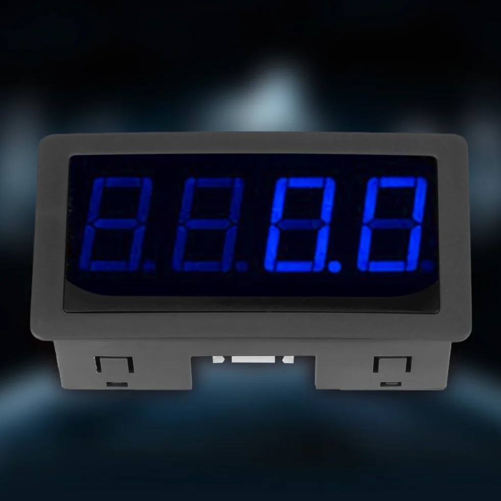 Tacómetro de Panel LED 4 Dígitos NPN Rojo/Azul con Sensor de Proximidad Efecto Hall