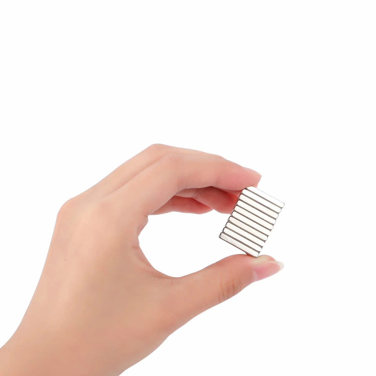 Imanes Neodimio N52 20 Piezas 20x10x2mm para Experimentos Científicos DIY
