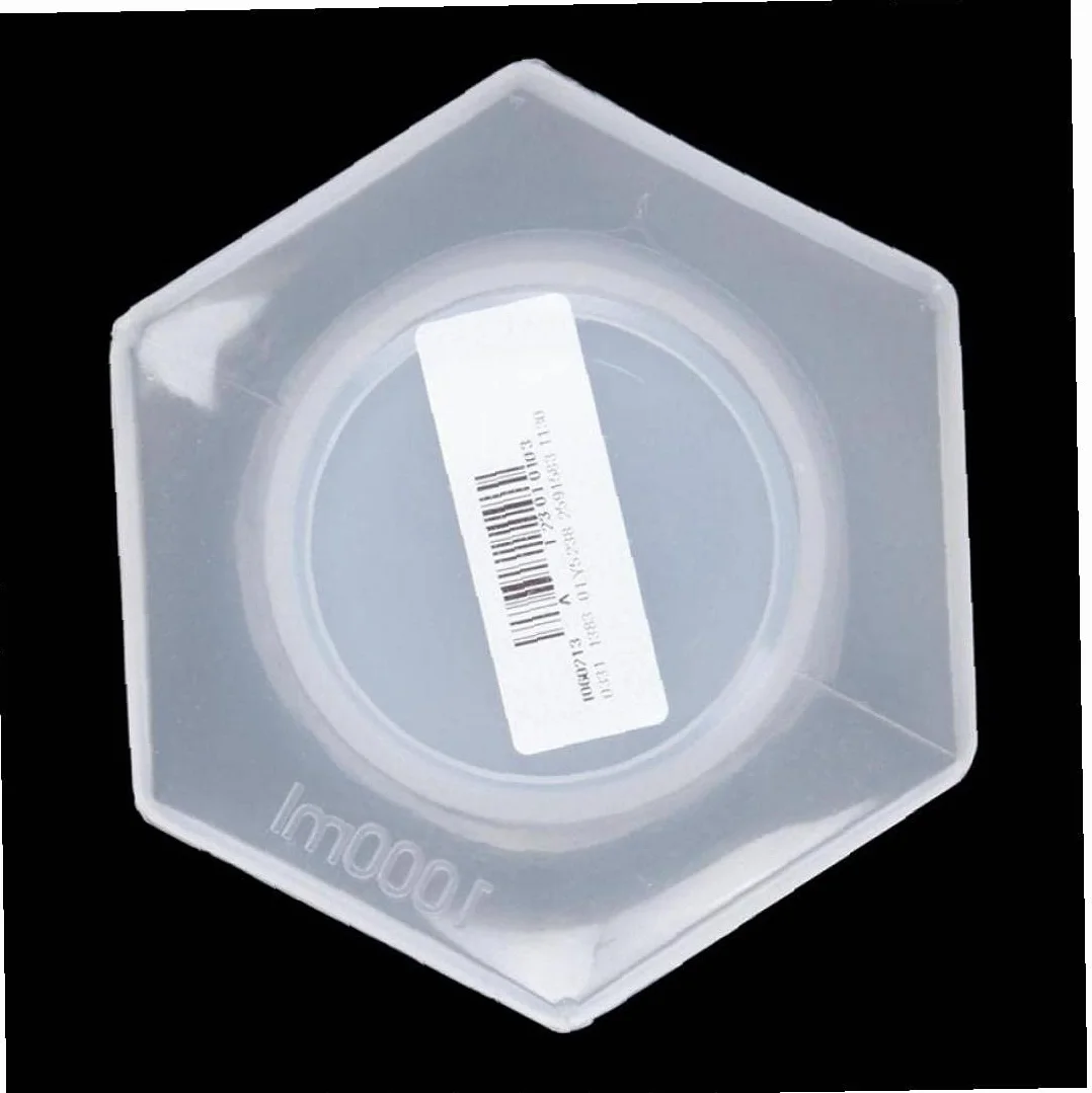 Probeta Octogonal Base De Plástico Autoclavable Blanca 1000 ml