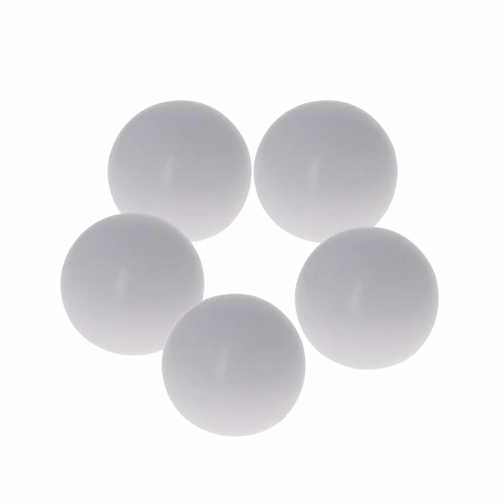Bola de PTFE 13 mm 0.51" diámetro acabado de tierra bomba neumática de diafragma 5pcs
