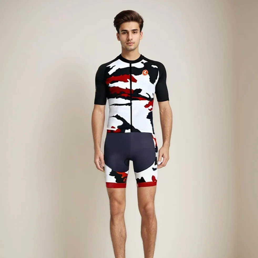 UGLY FROG 2025 Ropa Ciclismo Maillot Hombre Completo Camiseta + Pantalones Cortos 20D Gel Acolchado