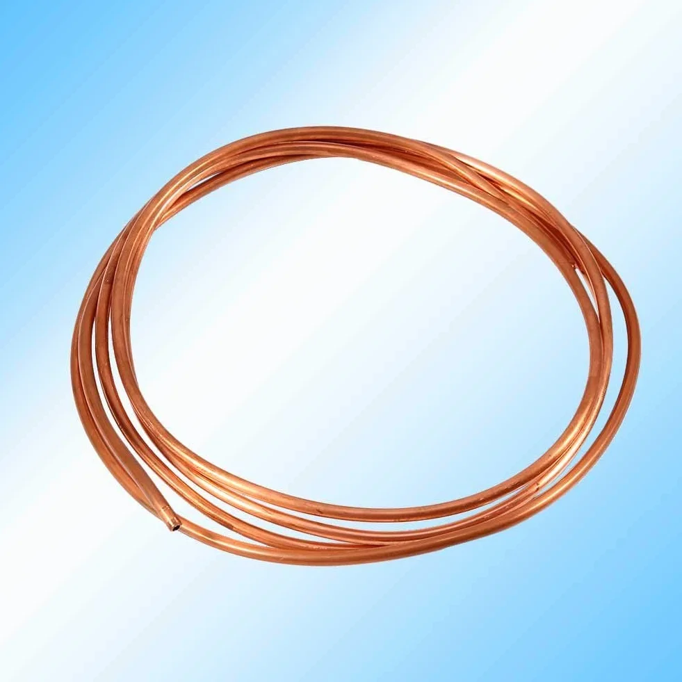 Tubo de Cobre Suave 2M OD 4 mm x ID 3 mm Tuberías de Refrigeración