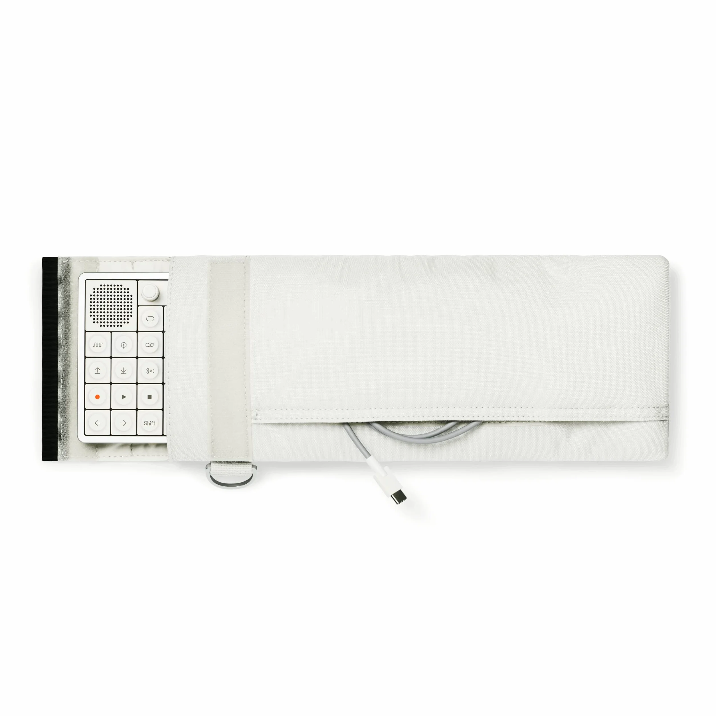 Teenage Engineering Bolsa Grande de Nailon Field para OP-XY, Resistente al Agua, Bolsillo Frontal