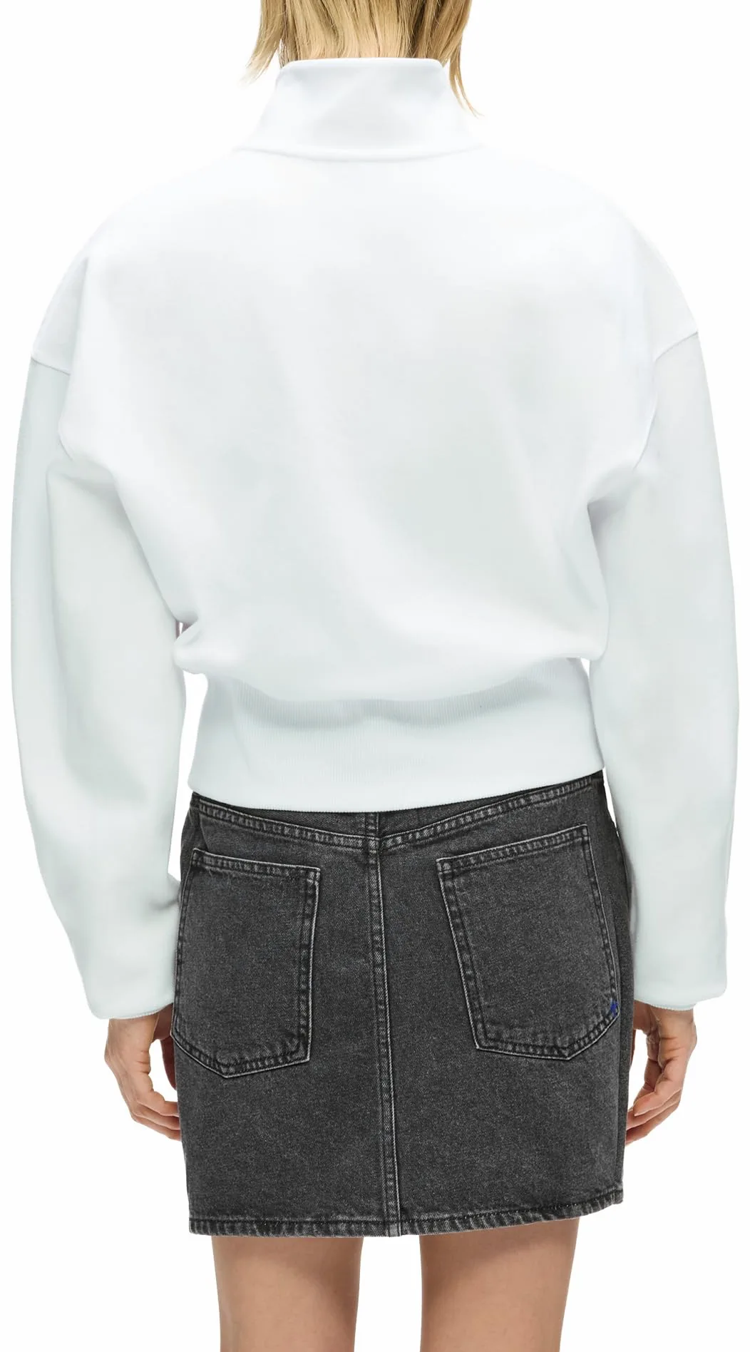 Karl Lagerfeld Jeans Mujer Half Zip Sweatshirt