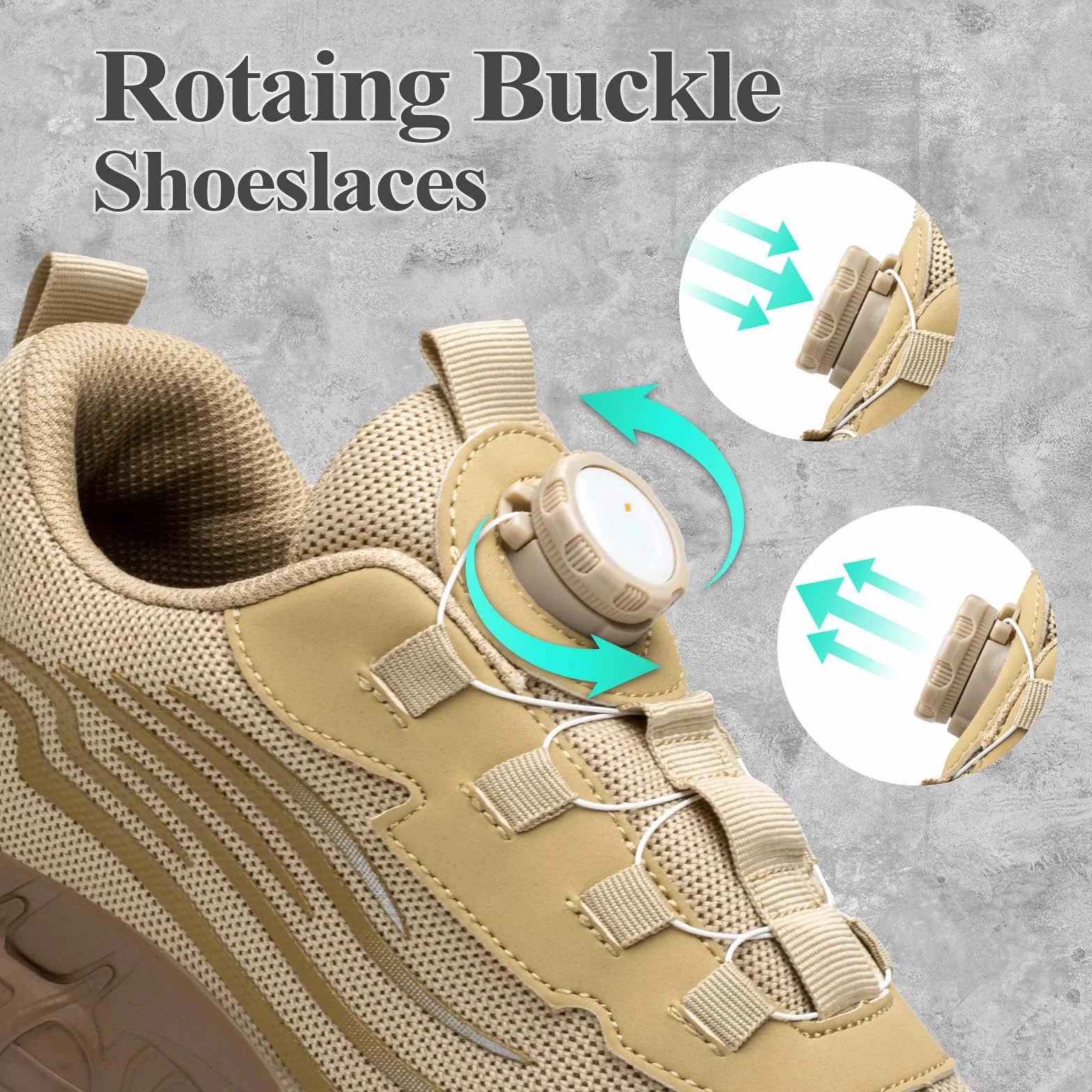 Zapatos de Seguridad con Puntera de Acero Transpirable Ligero Liberación Rápida 36-46 EU