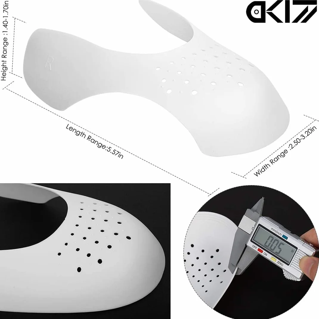 xd Protector Zapatillas 4 pares Antiarrugas Zapato Protector Puntera Zapato Prevenga Hendidura del Pliegue del Calzado Deportivo