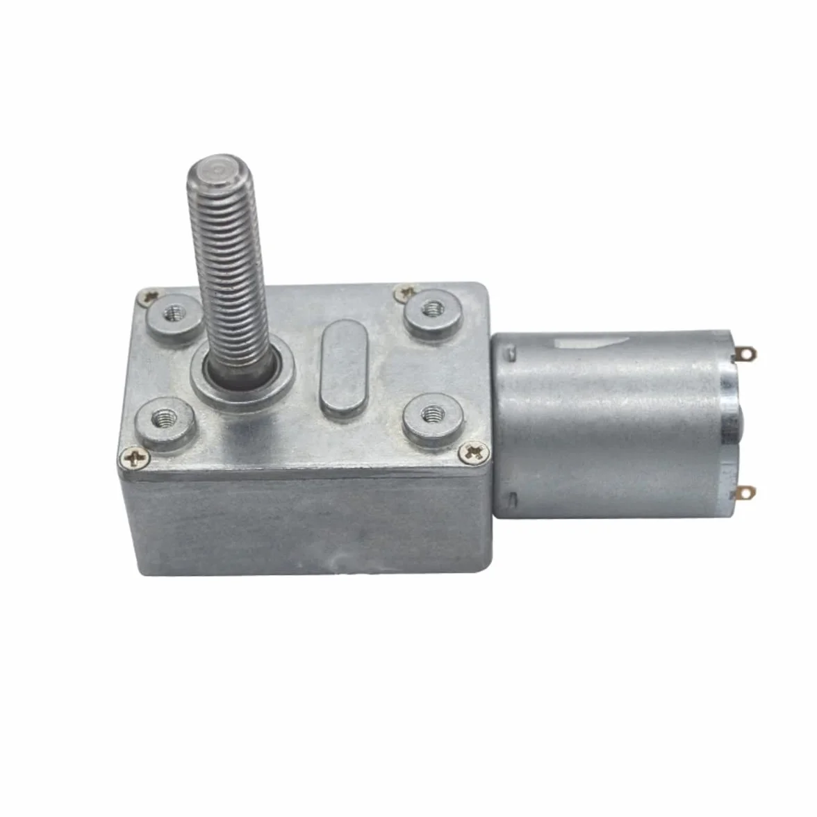 Micromotor 370 Motorreductor 24 V CC, Alto Par, Eje Roscado M8, 6rpm