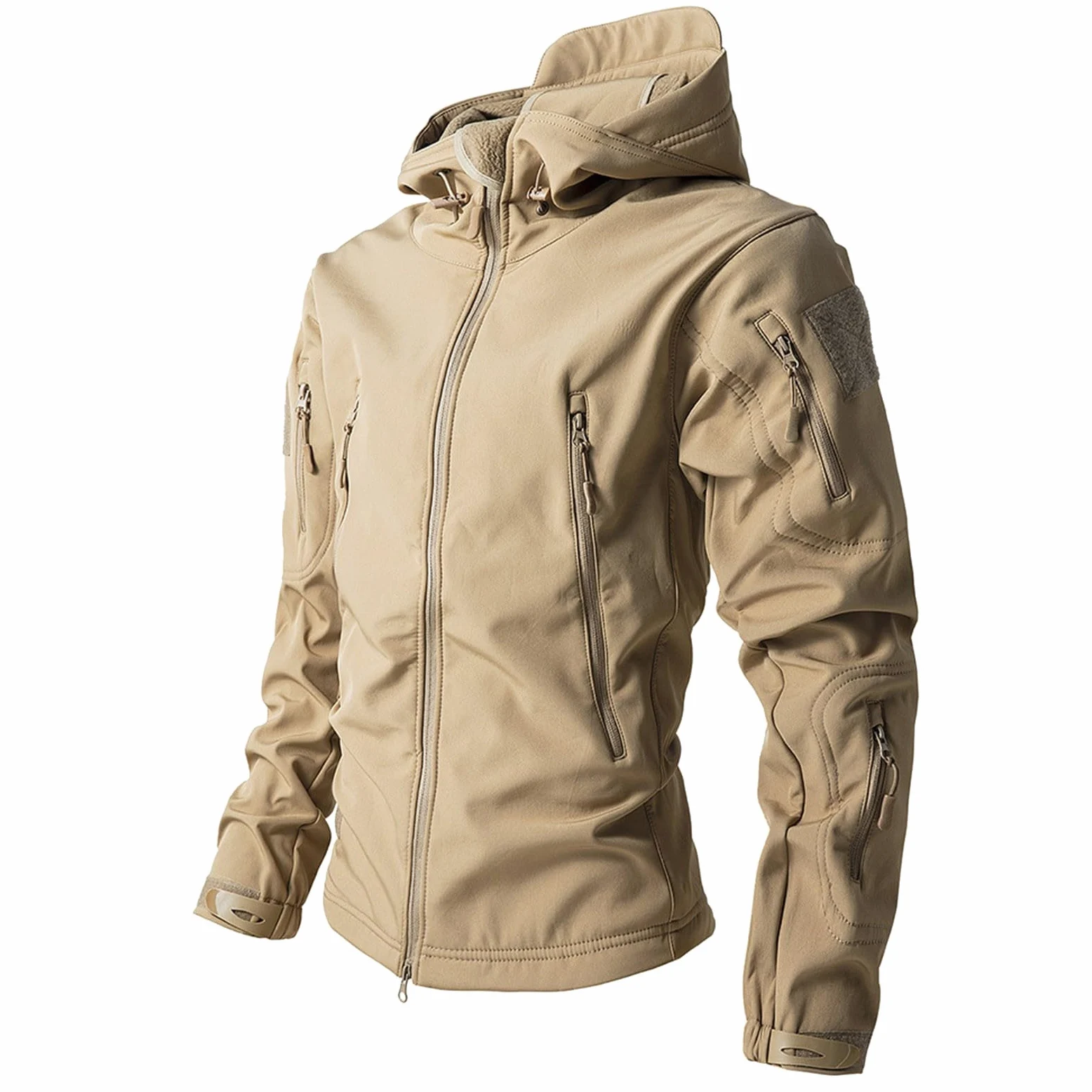 Generisch Chubasquero para hombre, impermeable, transpirable, chaqueta funcional para exteriores, senderismo, trekking, cortavientos, A32