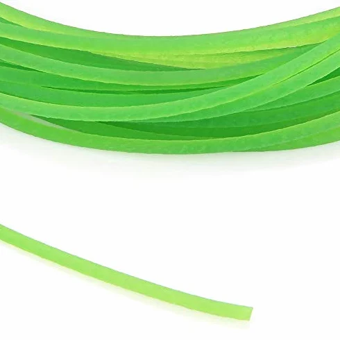 Correa redonda de poliuretano PU 2mm 10m superficie rugosa para accionamiento verde