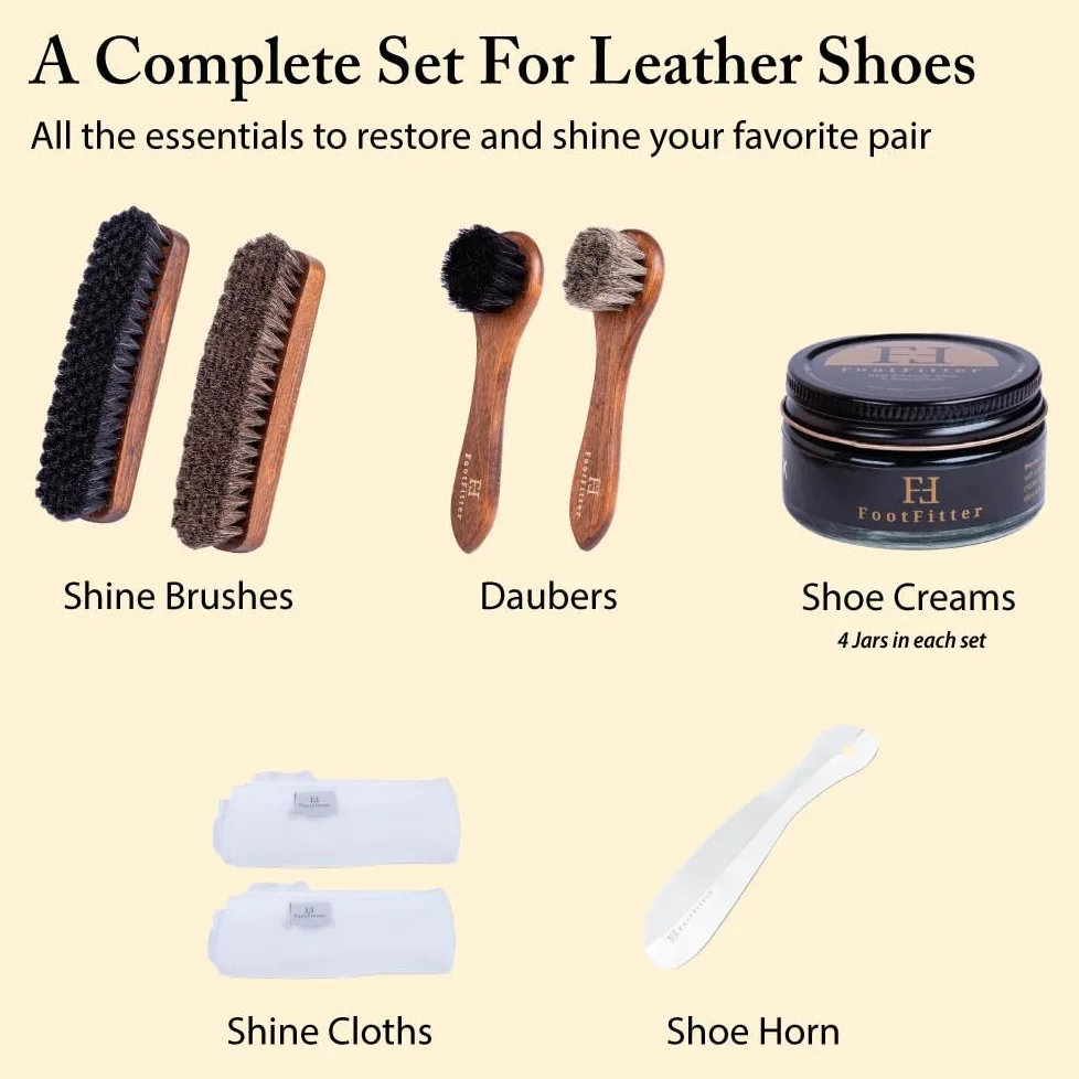 FootFitter Shoe Shine Valet Refill Set