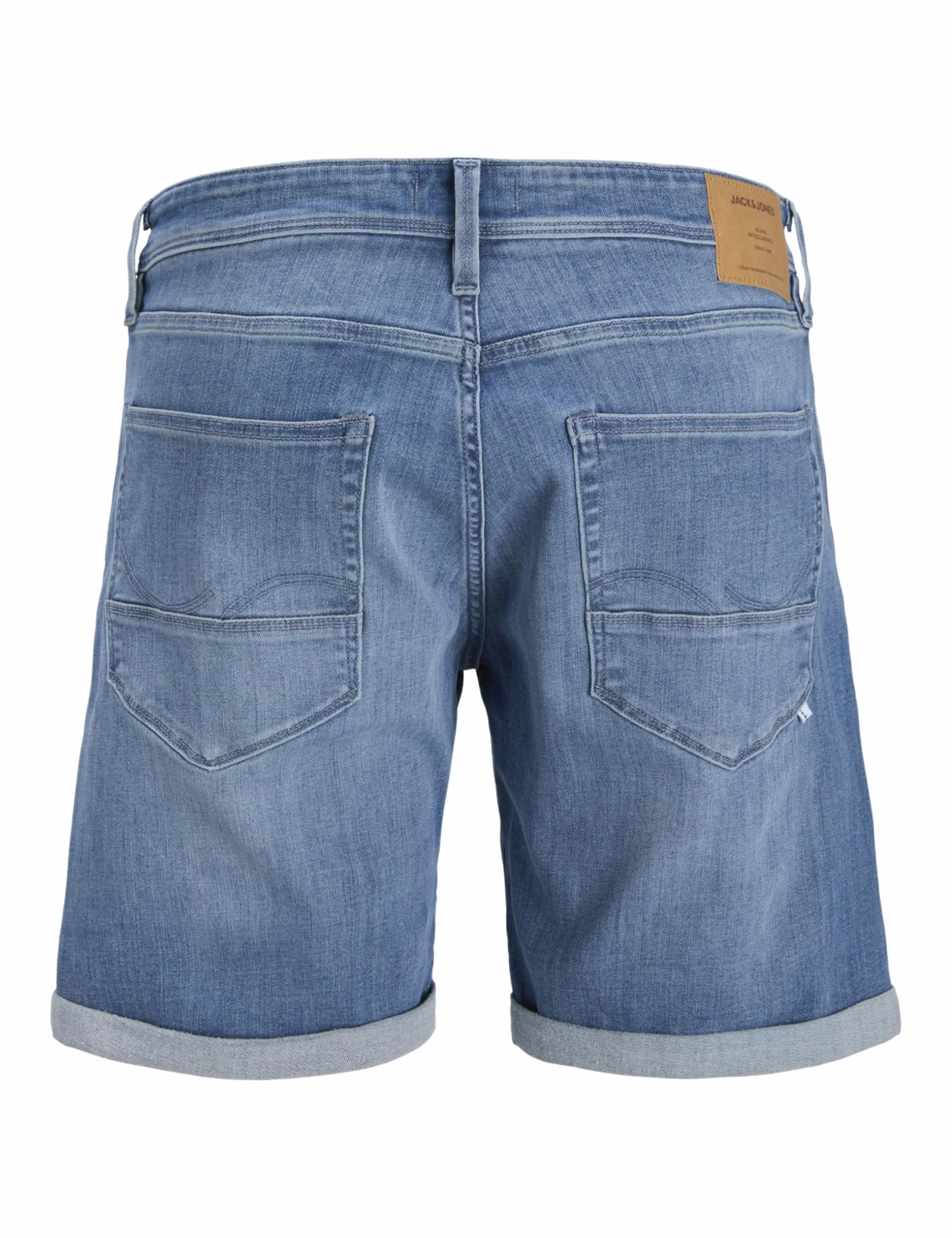 JACK & JONES Pantalones Cortos Hombre Ajuste Regular Bolsillo Botonadura 5 Bolsillos