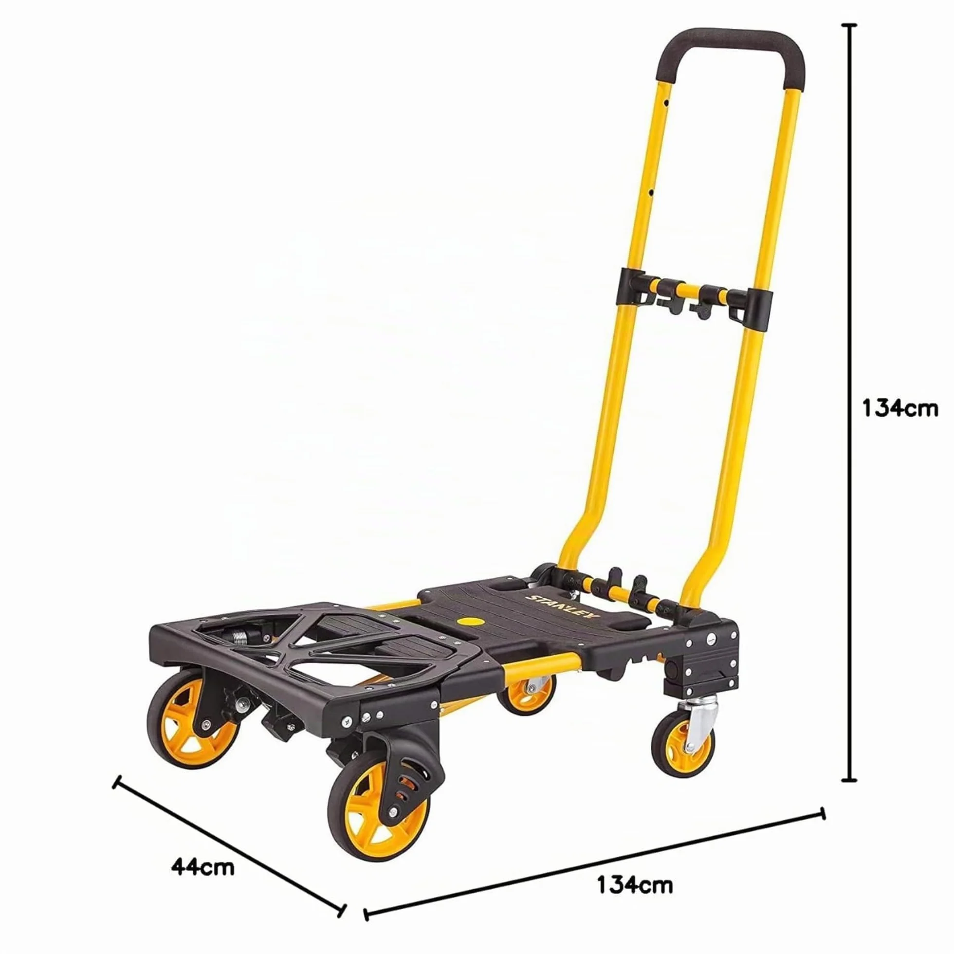 Stanley SXWTD-FT585 2-en-1 Carro y Caretilla Plegable 70kg 137kg Plástico/Acero