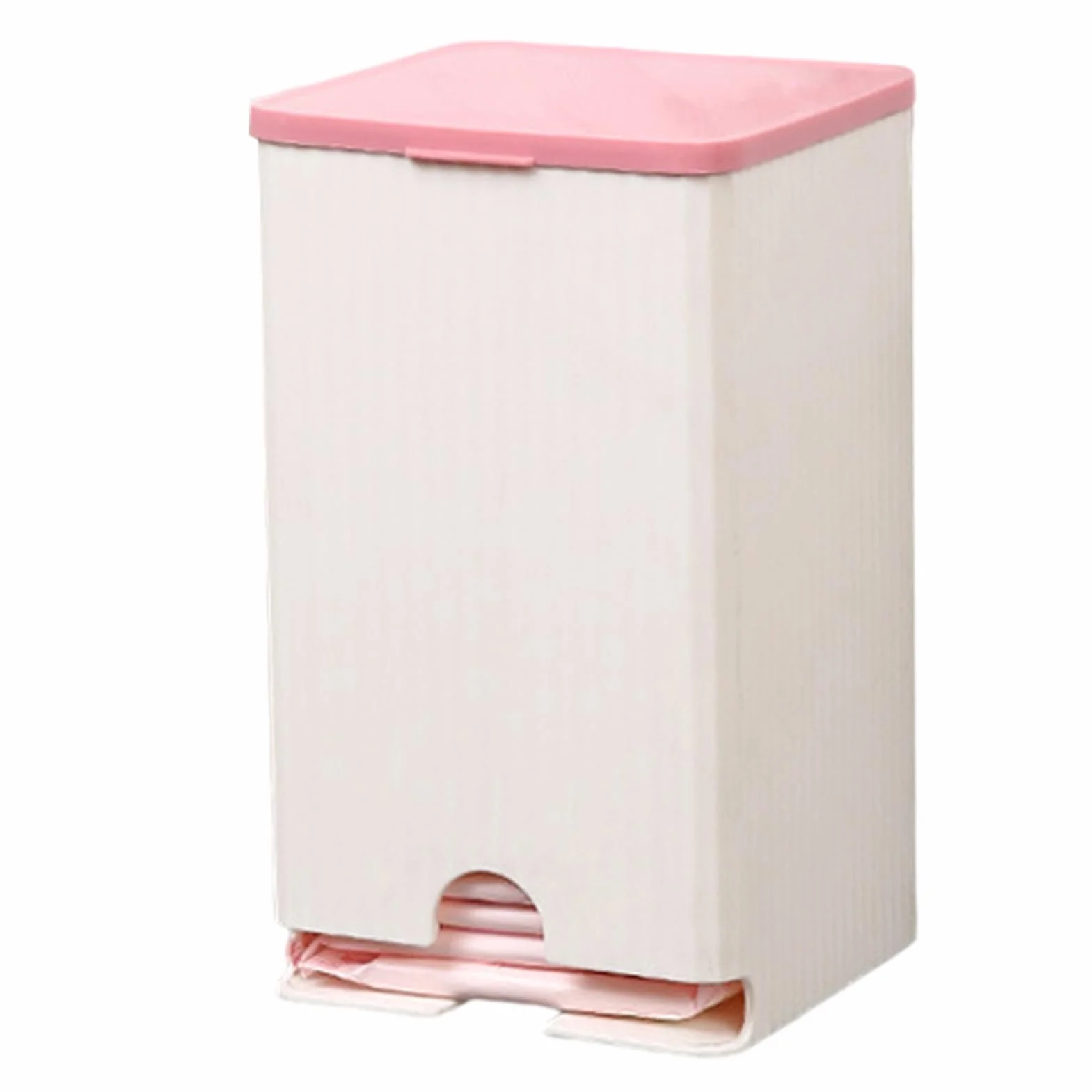 Organizadora Antihumedad Compacta PP 19.5x11.5x11.5cm para Productos Femeninos Papel Higiénico Toallas Sanitarias