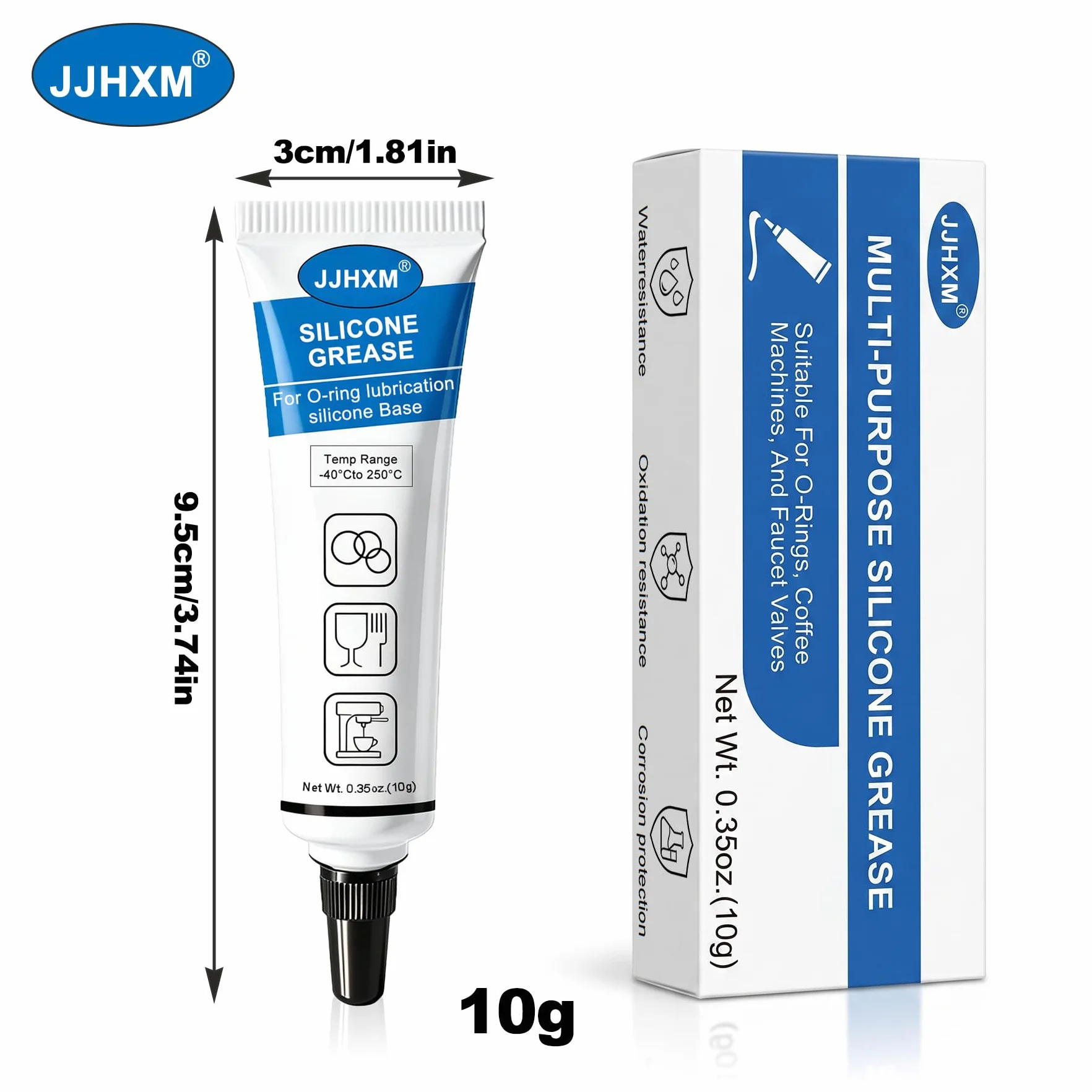 Grasa de silicona lubricante para juntas tóricas cafeteras automáticas 10g