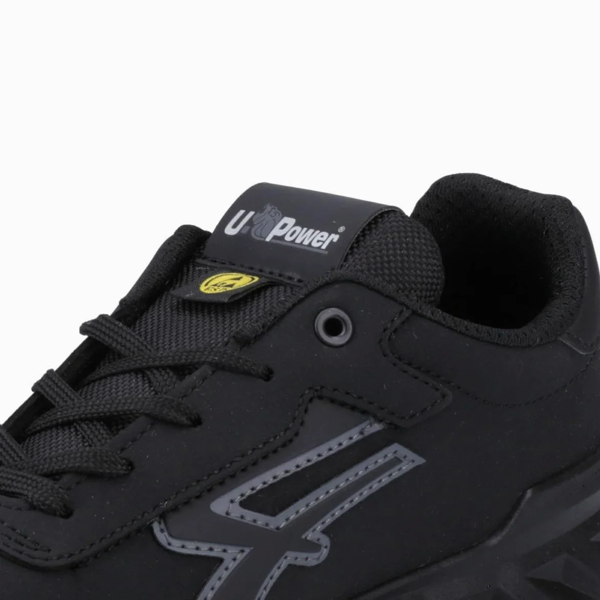 U-Power RV20134 RED LEVE Modelo THOMAS Zapatos de Trabajo de Seguridad, ESD S3 CI SRC, Negro