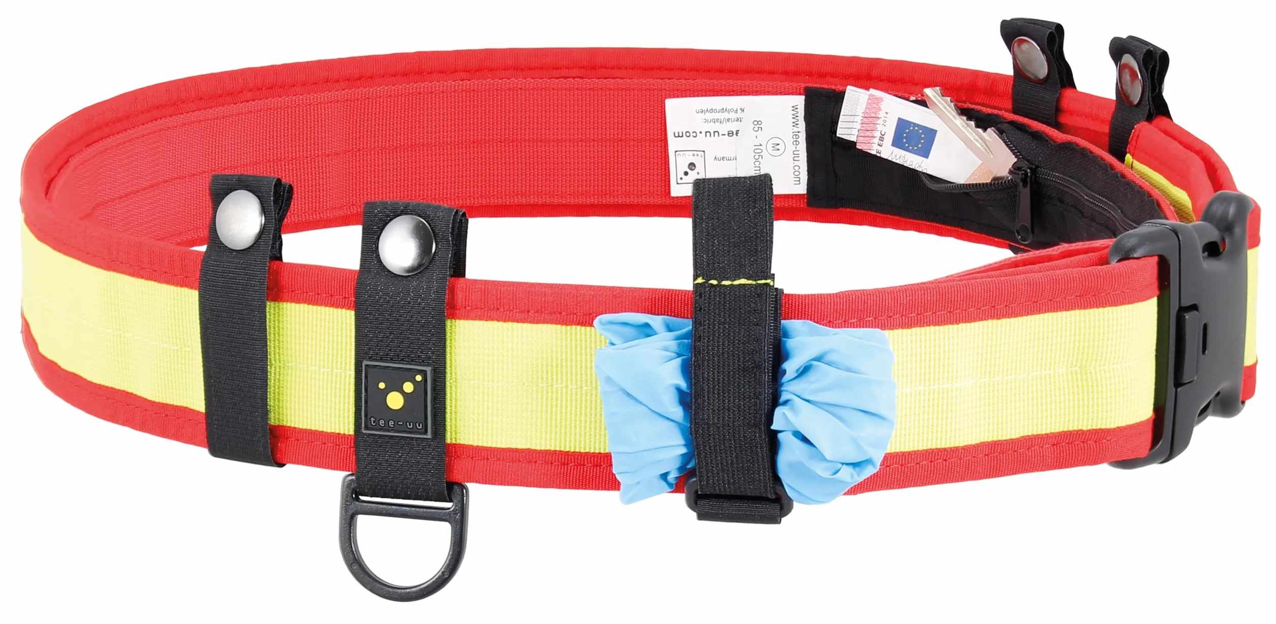 Cinturón para funda rojo tee-uu Red S-XXL