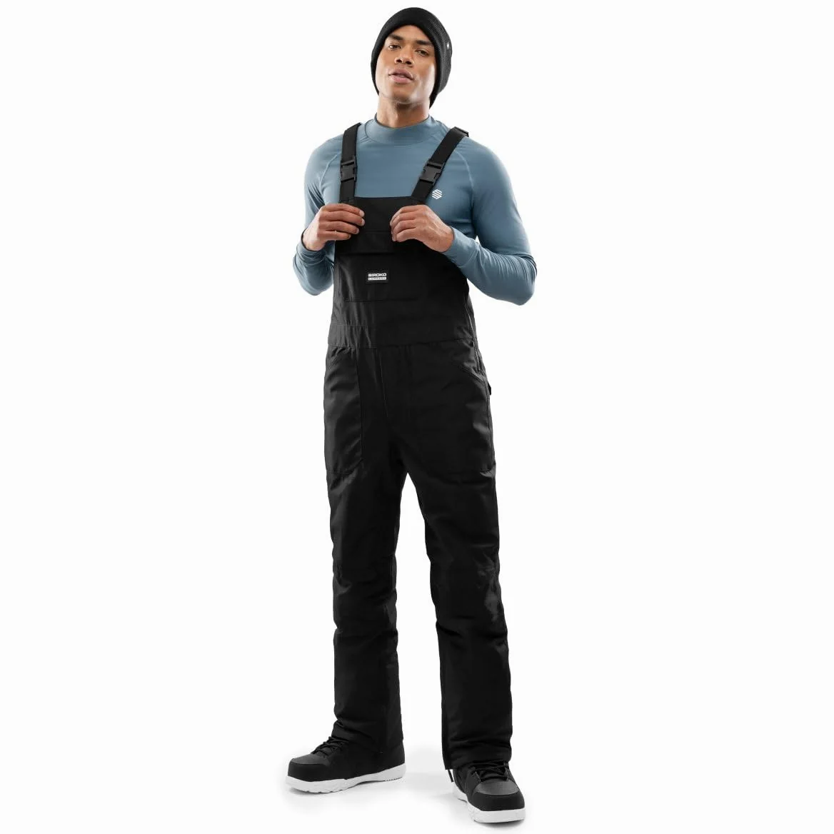 SIROKO Peto Snowboard esquí y Nieve B1 Broad Peak Negro