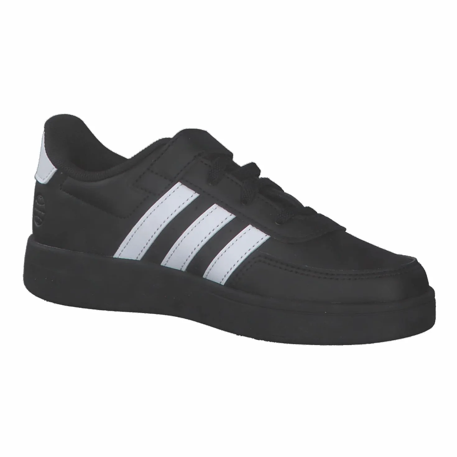 Adidas Breaknet Lifestyle Court Elastic Lace Top Strap Shoes, core black/Cloud white/Cloud white, 30 EU