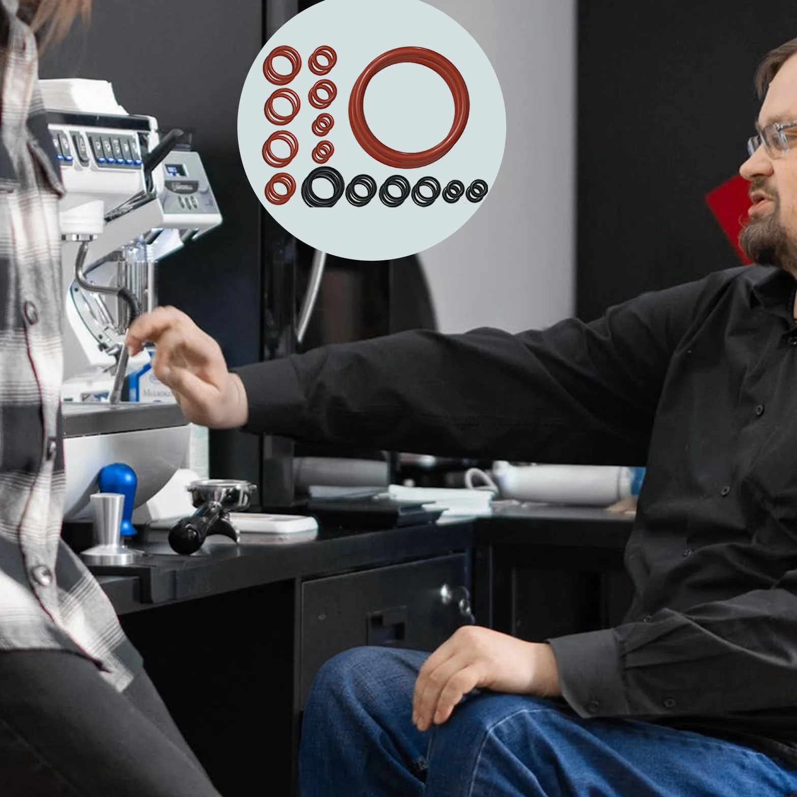 Philips Saeco Saeco Gaggia Junta Tórica VMQ EPDM para Máquina de Café - Juego de 30 Sellos de Válvula de Vapor