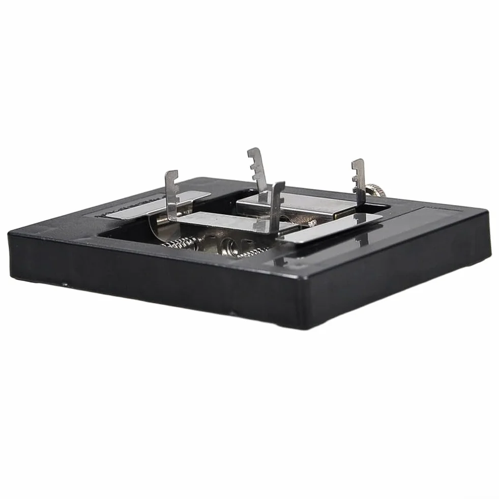 Soporte ajustable para pistola de calor, plegable 360°, base de abrazadera acero inoxidable