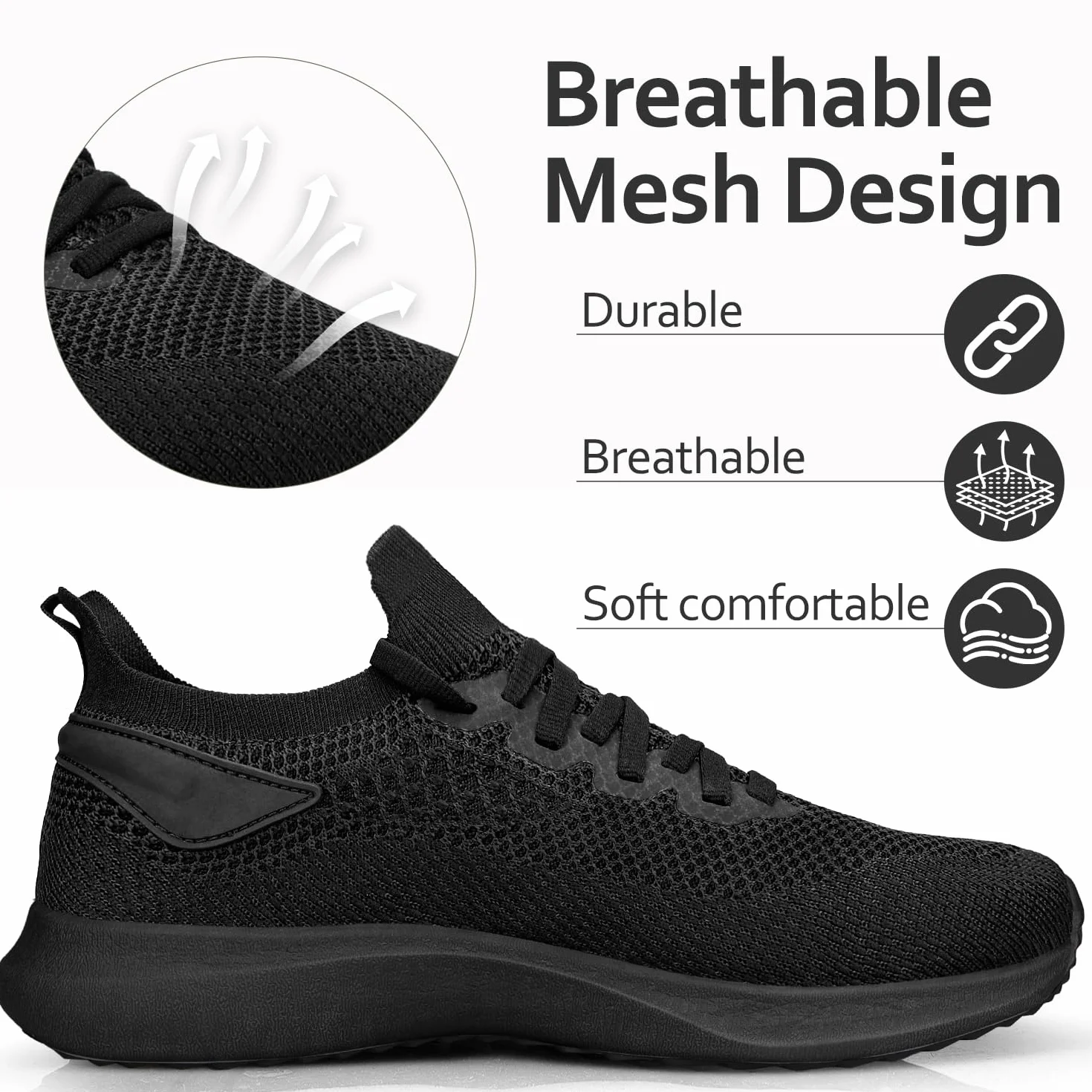 Giniros Zapatillas de Deportivas Hombre Ligeros Transpirables Zapatillas Running Bambas Sneakers Correr Jogging Caminar Casual Atlético Tenis Fitness Gym