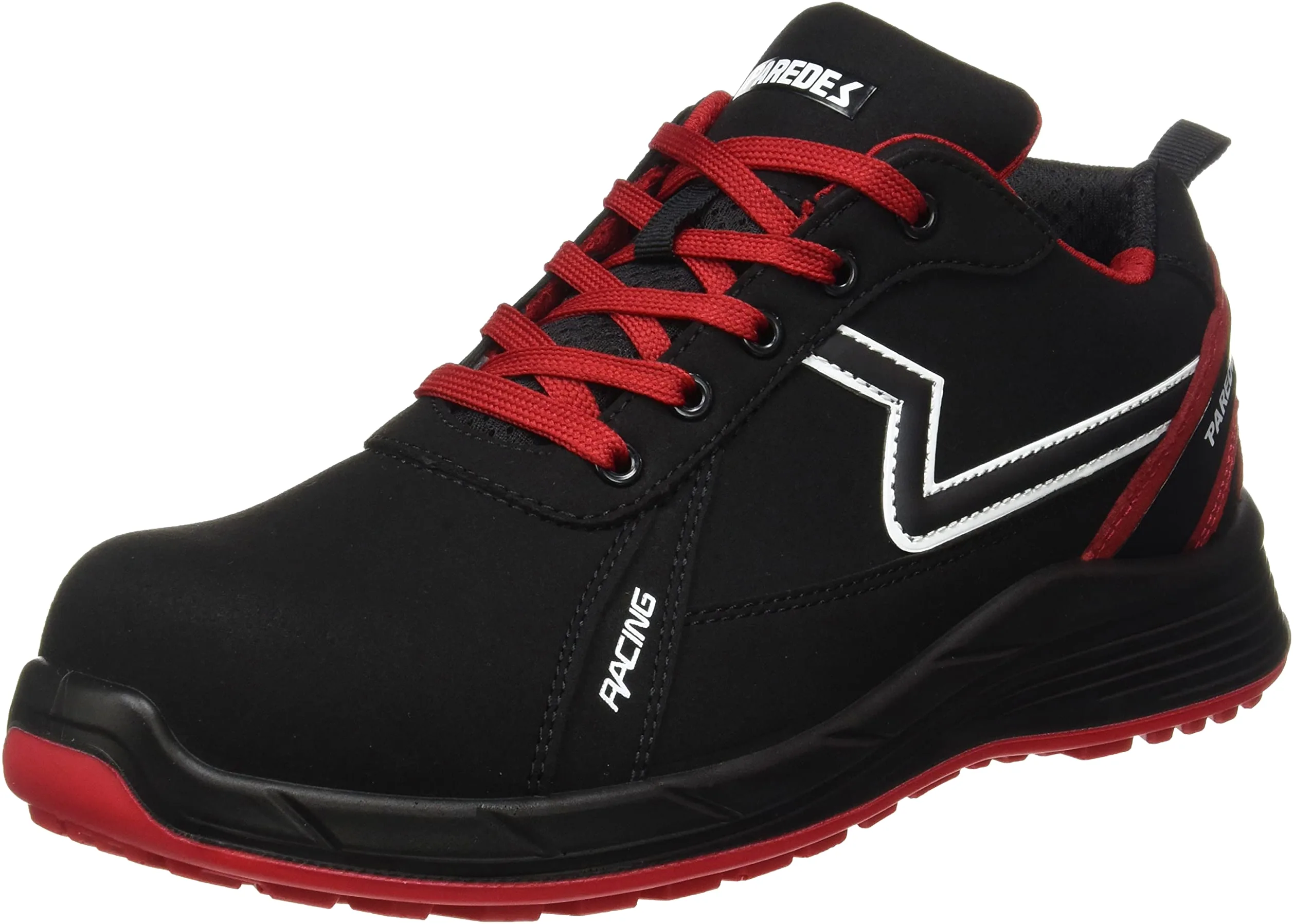 Paredes Deportivo Alonso - S3 Ci HI ESD SRC - Color Negro y Rojo - Talla 38