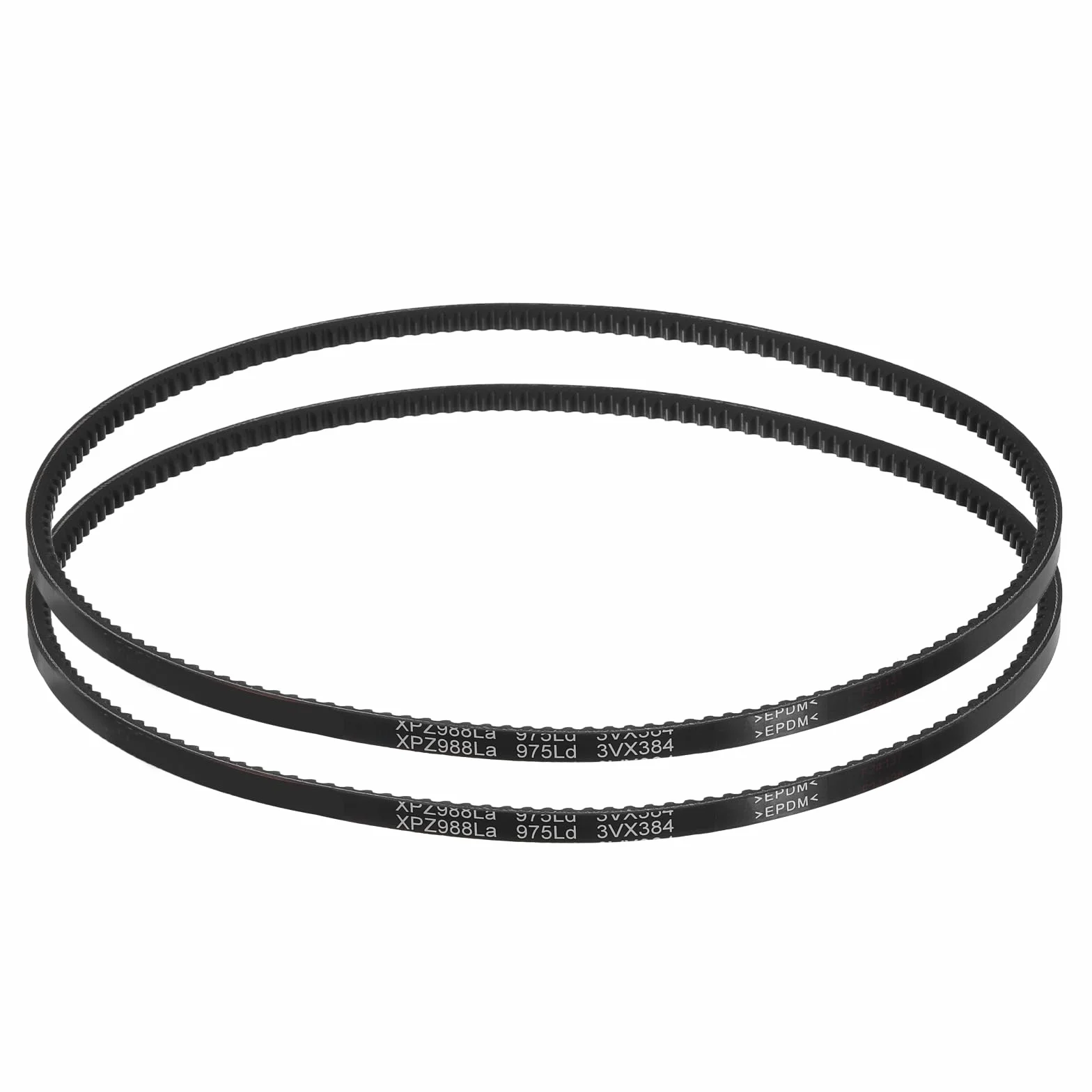 QUARKZMAN Correa en V Xpz975 Epdm 10 mm x 975 mm Goma Industrial Acanalada