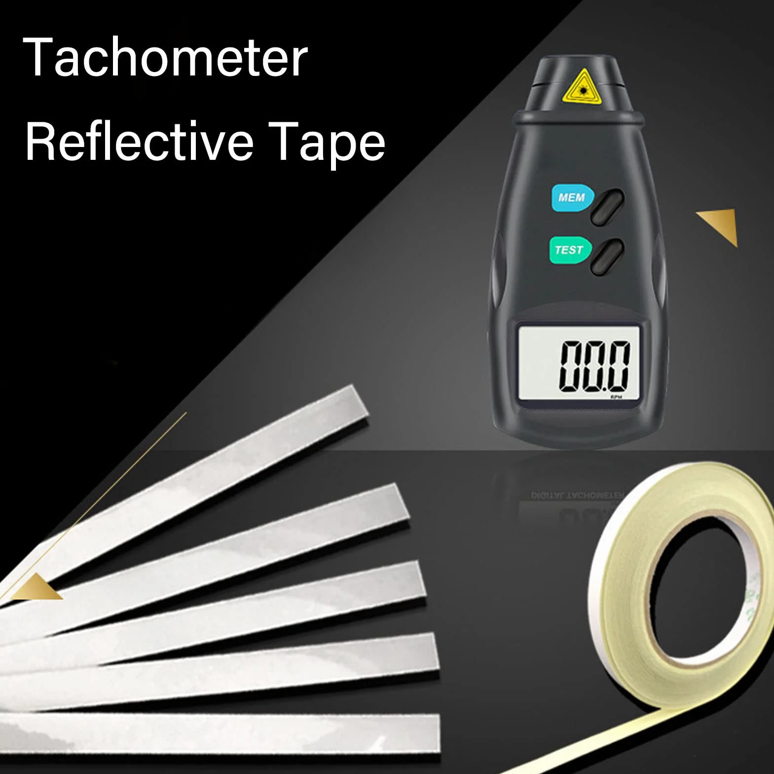 Tiras Reflectantes para Tacómetro 50 Piezas Impermeables Flexibles