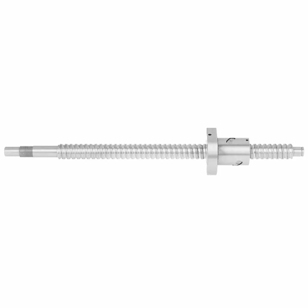 Tornillo de Bola Antiretroceso CNC SFU1605, Movimiento Lineal 300 mm con Tuerca de Bloqueo