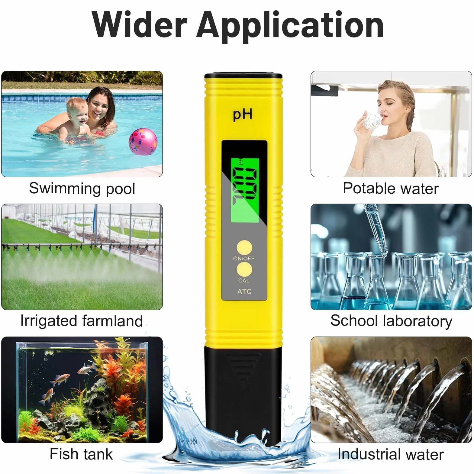 Medidor de PH Digital LCD Portátil Alta Precisión 0,01 0-14 N03-PH Acidity Meter