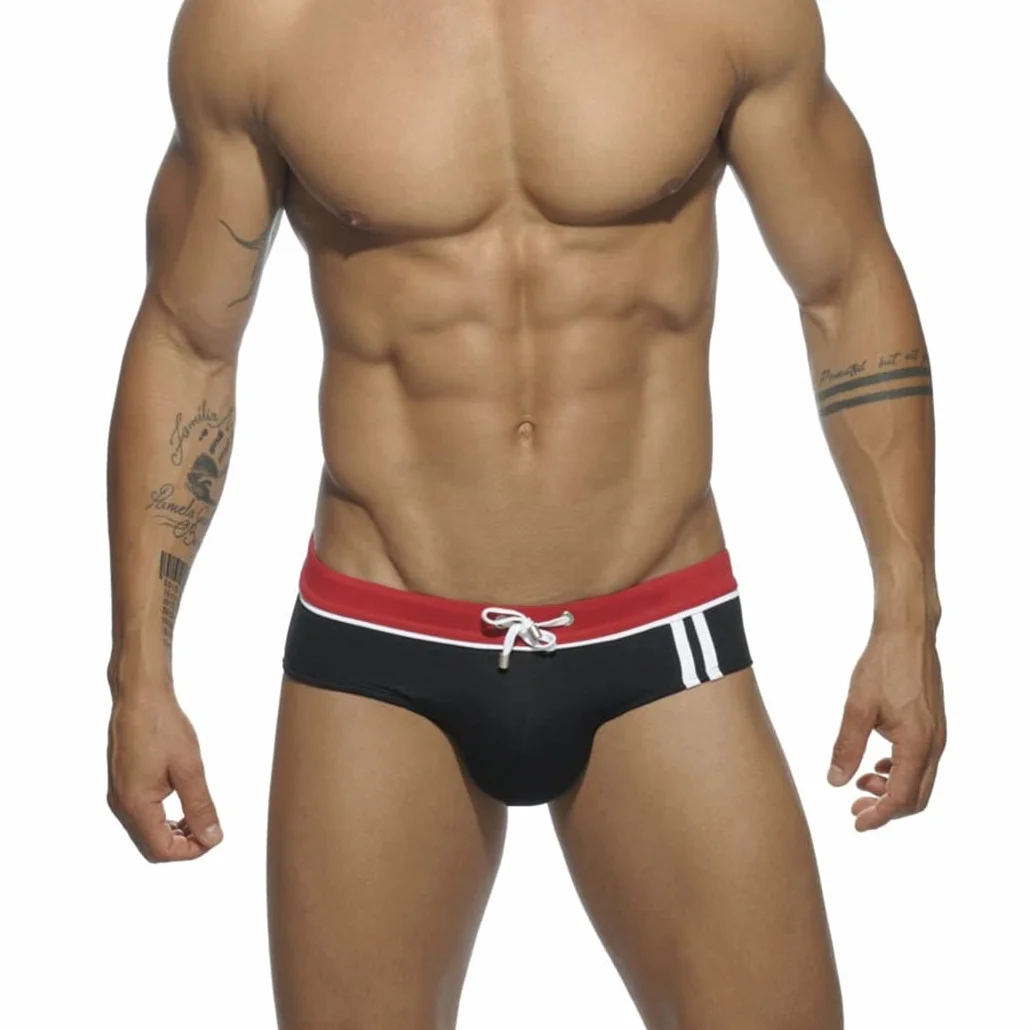 Bañador de Natación Slip para Hombre Traje de Baño de Secado Rápido Moda Shorts Swimming Calzoncillos YK15