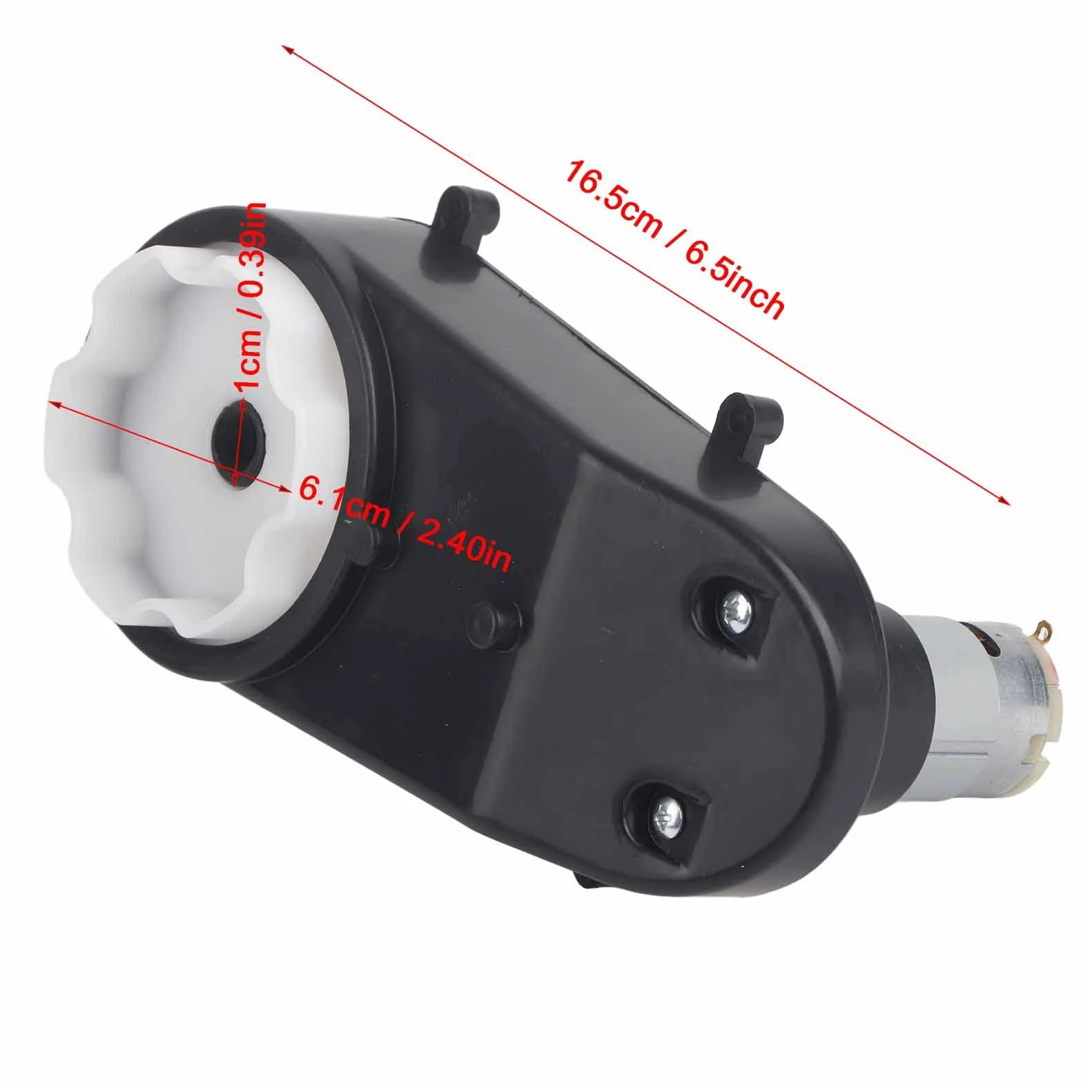 Motor Eléctrico 12V 12000rpm Caja de Cambios para Coche de Juguete