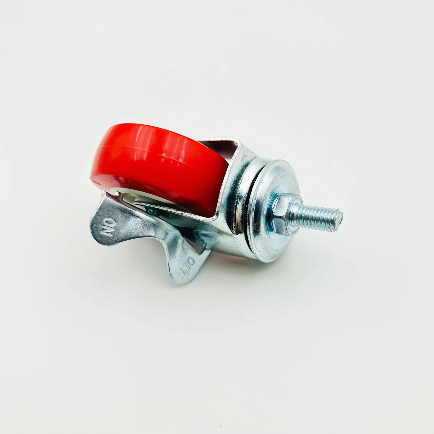 Ruedas Giratorias de PU con Freno 360° Ø 50mm IC4214A Paquete de 4 para Muebles Armarios