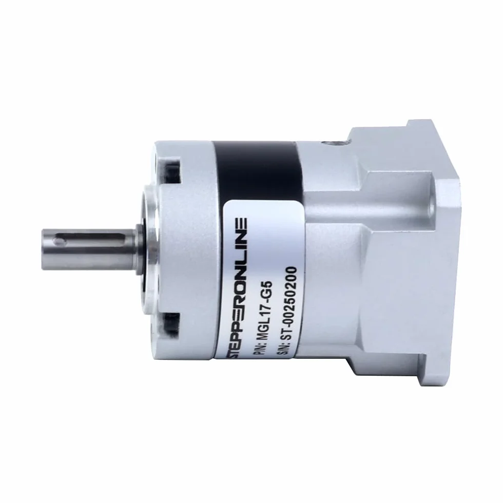 STEPPERONLINE MGL Relación de engranajes planetarios 5:1 Backlash 30arc-min Motor paso a paso Nema 17 Eje 5 mm