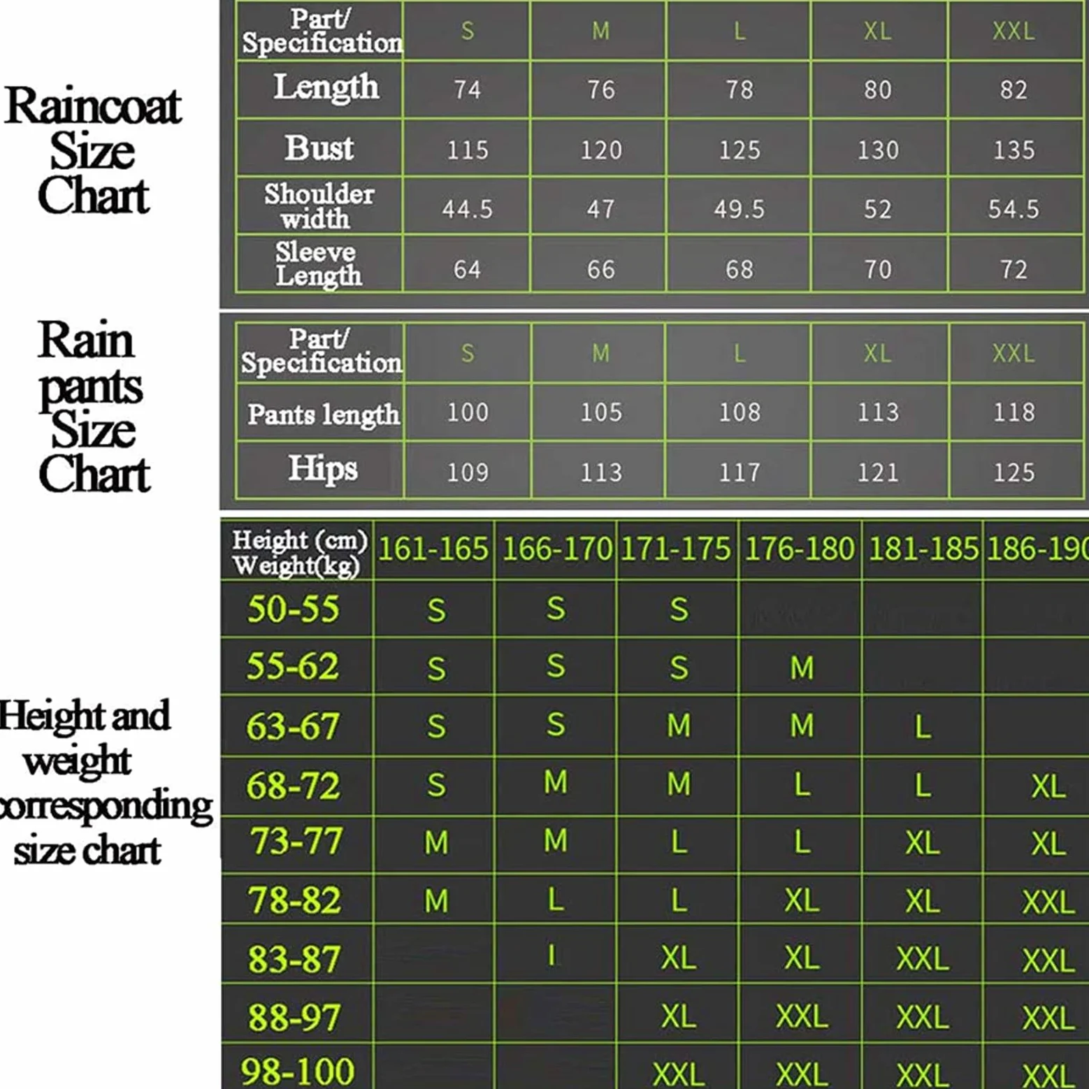 Traje De Lluvia (Chaqueta + Pantalón), 100% Impermeable, Trabajo Al Aire Libre Chaqueta De Lluvia Y Pantalón Unisex Ropa De Lluvia con Capucha para Todos Los Deportes Granja Pesca Motocicleta (Color