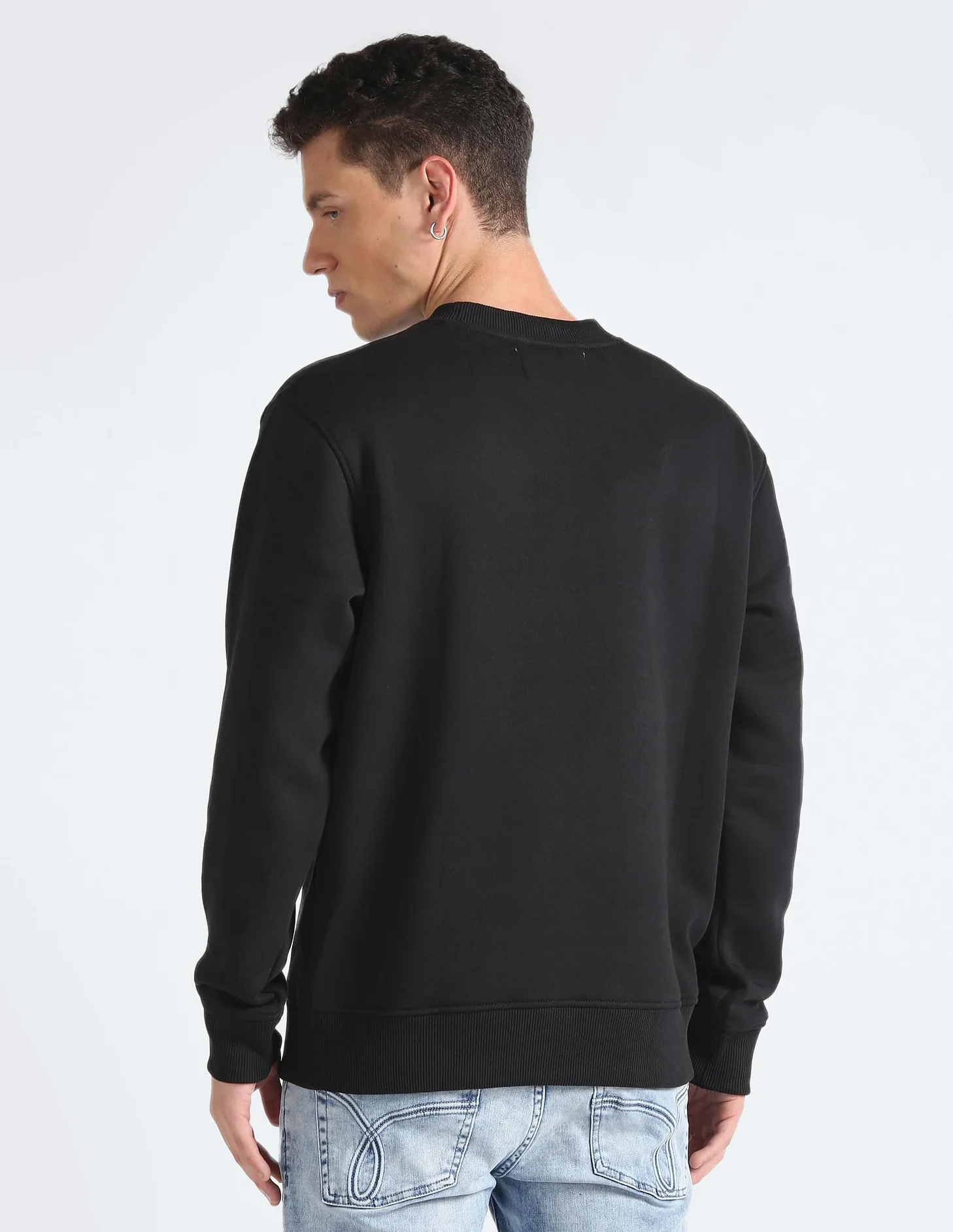 Calvin Klein Monologo Crew Neck J30j323434 Sudaderas Hombre (Pack de 1)