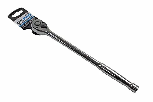 US PRO Trinquete extra largo 280 mm 3/8 DR 72T liberación rápida