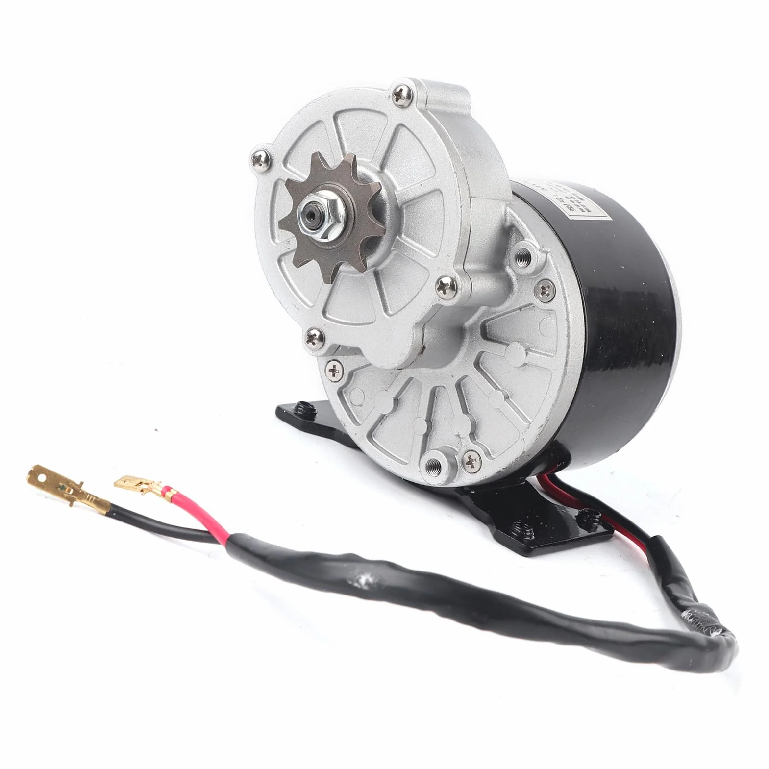 Motor eléctrico 12V 250W con caja de cambios 9 dientes para bicicleta eléctrica