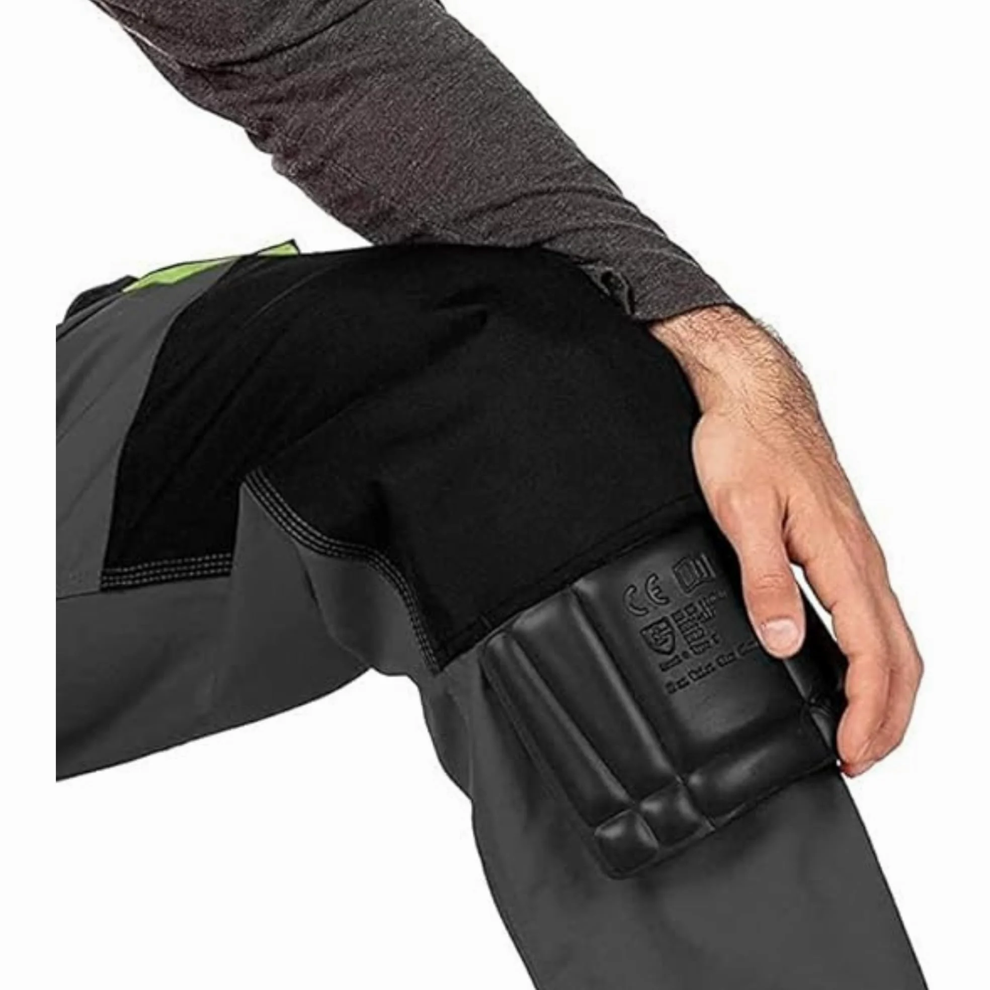 MAZALAT work wear Pantalones de Trabajo para Hombre, Pantalon de Seguridad, Pantalones de Proteccion, Ropa Hombre, Bolsillos Multiusos, S - 3XL, con Rodilleras Trabajo. Resistente