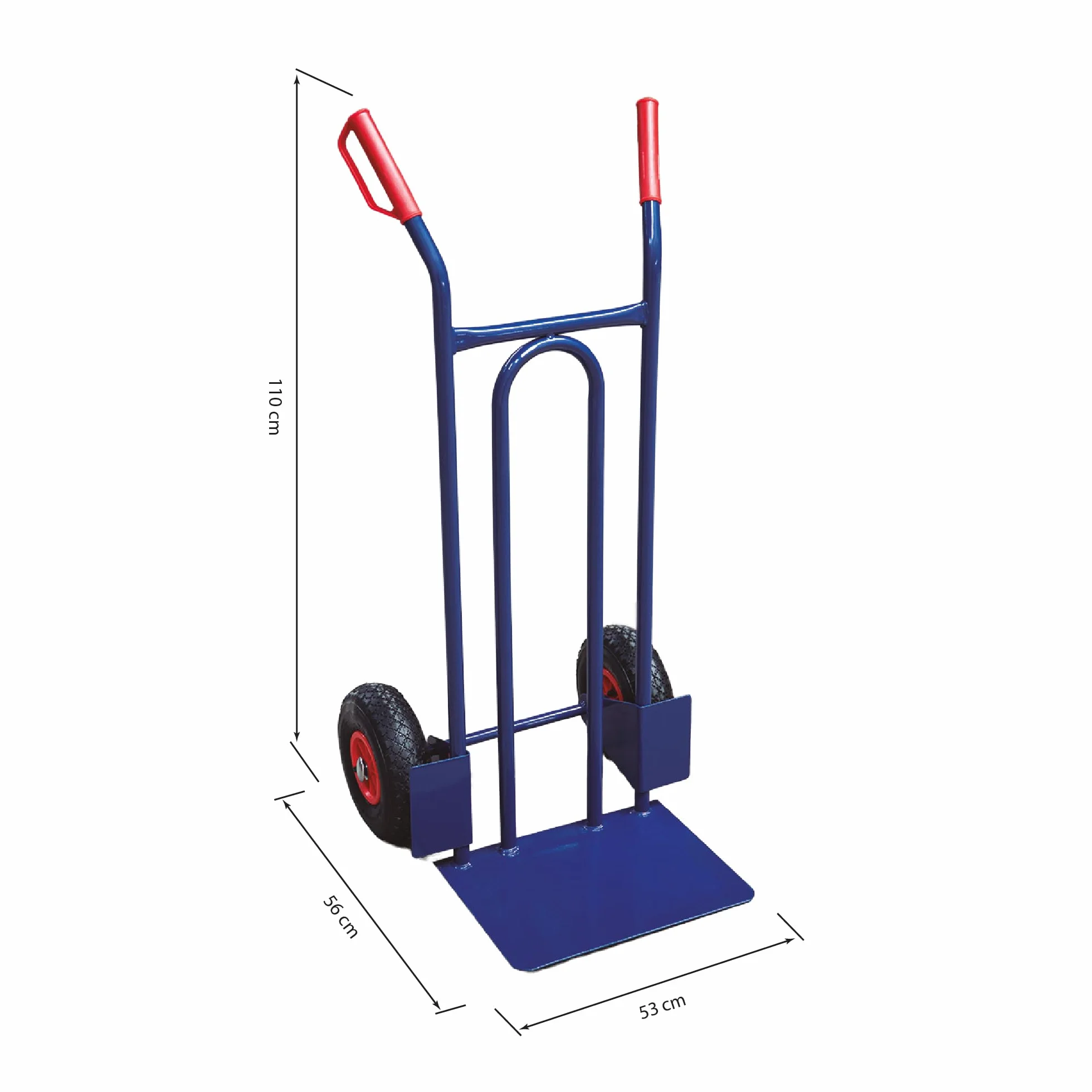 Carretilla Profesional Cofan con Pala Fija, Ruedas Neumáticas, Capacidad de Carga 250 kg