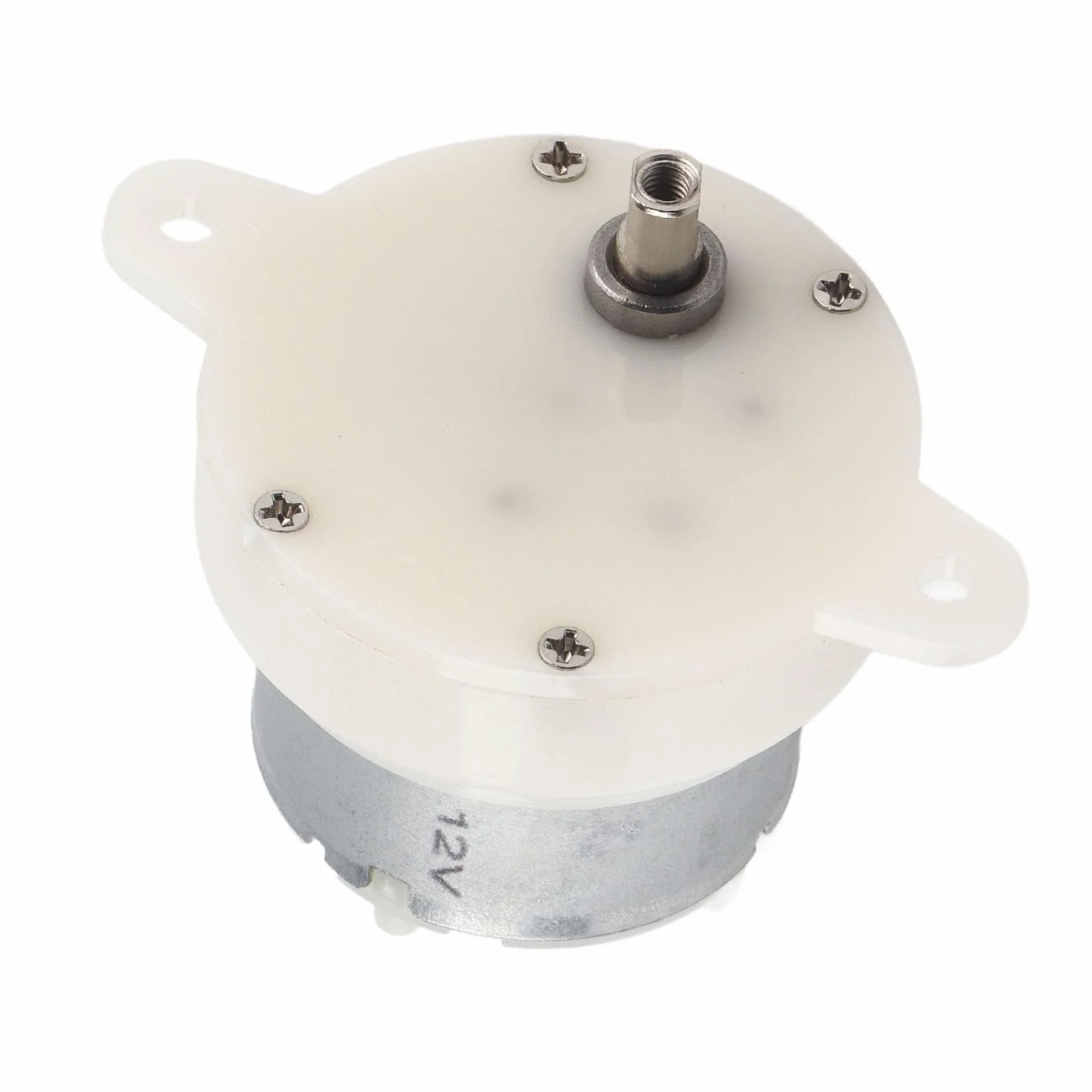 Motor eléctrico 12V CC 10 RPM engranaje pequeño silencioso terminal para soportes