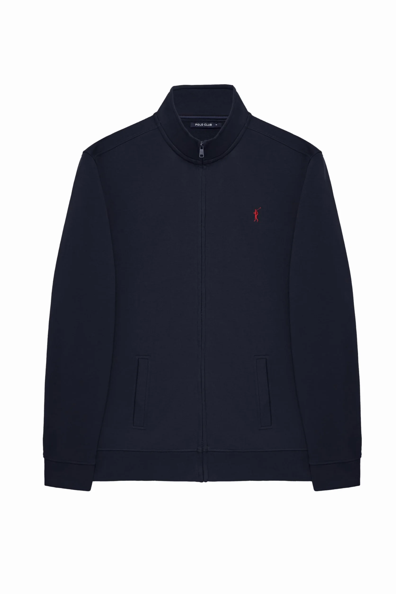 Polo Club Sudadera Hombre Sin Capucha y con Cierre de Cremallera - 100% Algodón - Zipper Neck Sweatshirt Men