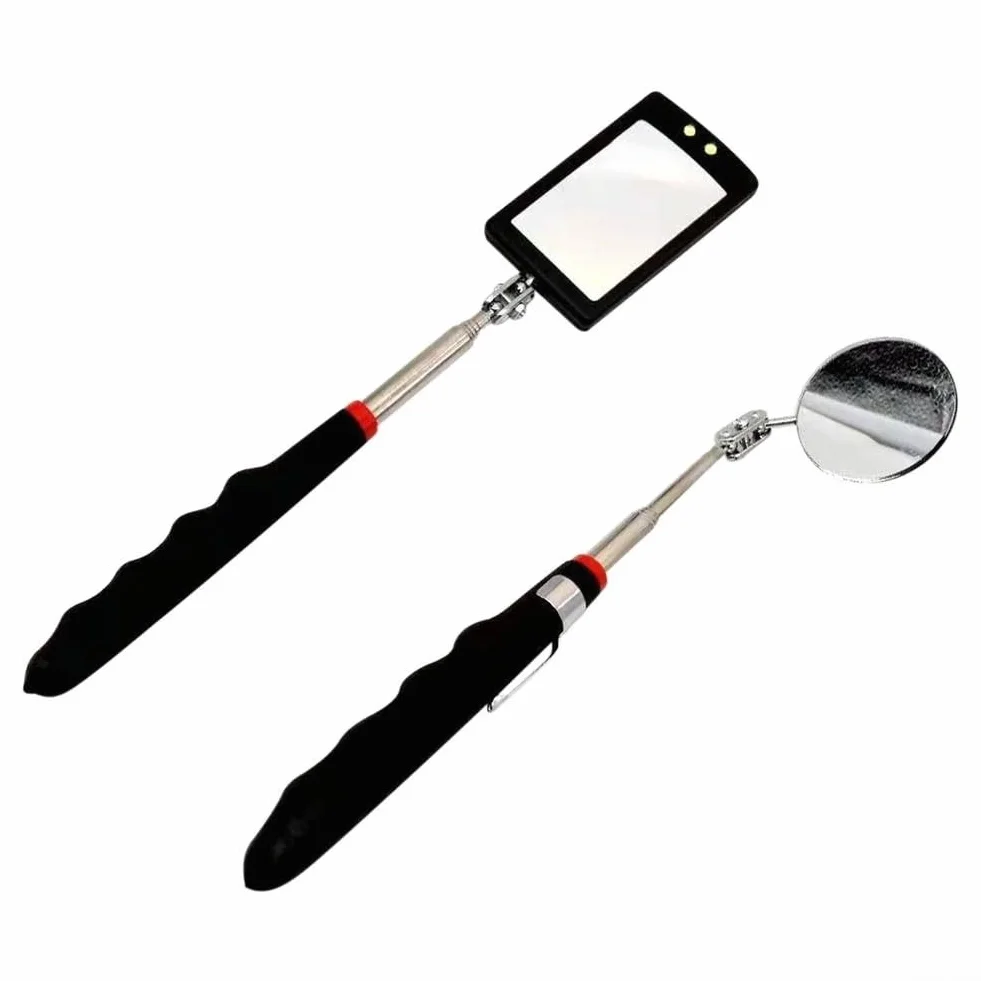 Espejo plegable con luces LED para dentistas y mecánicos