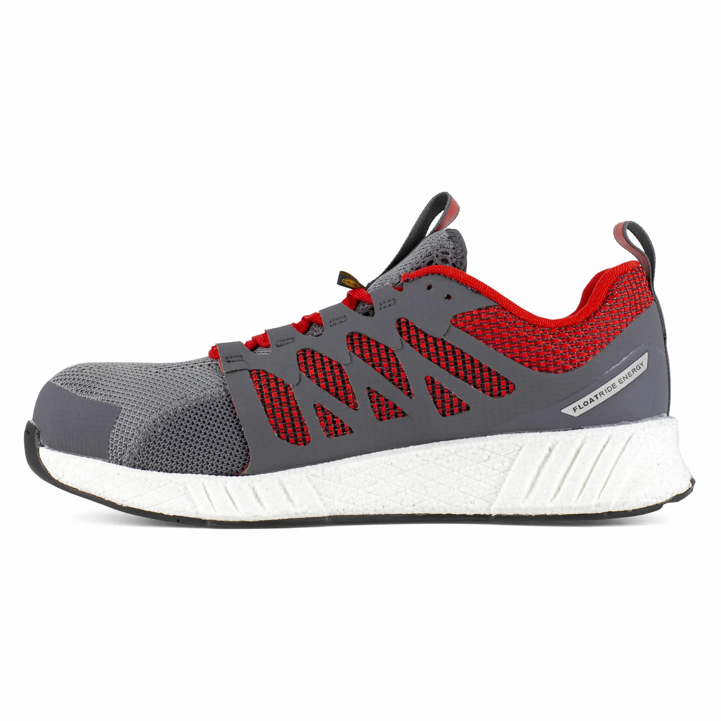 Reebok - Chaussures de sécurité Basses Grise et Rouge en Maille Nylon embout Composite S1P SRC ESD 41 Gris/Rouge