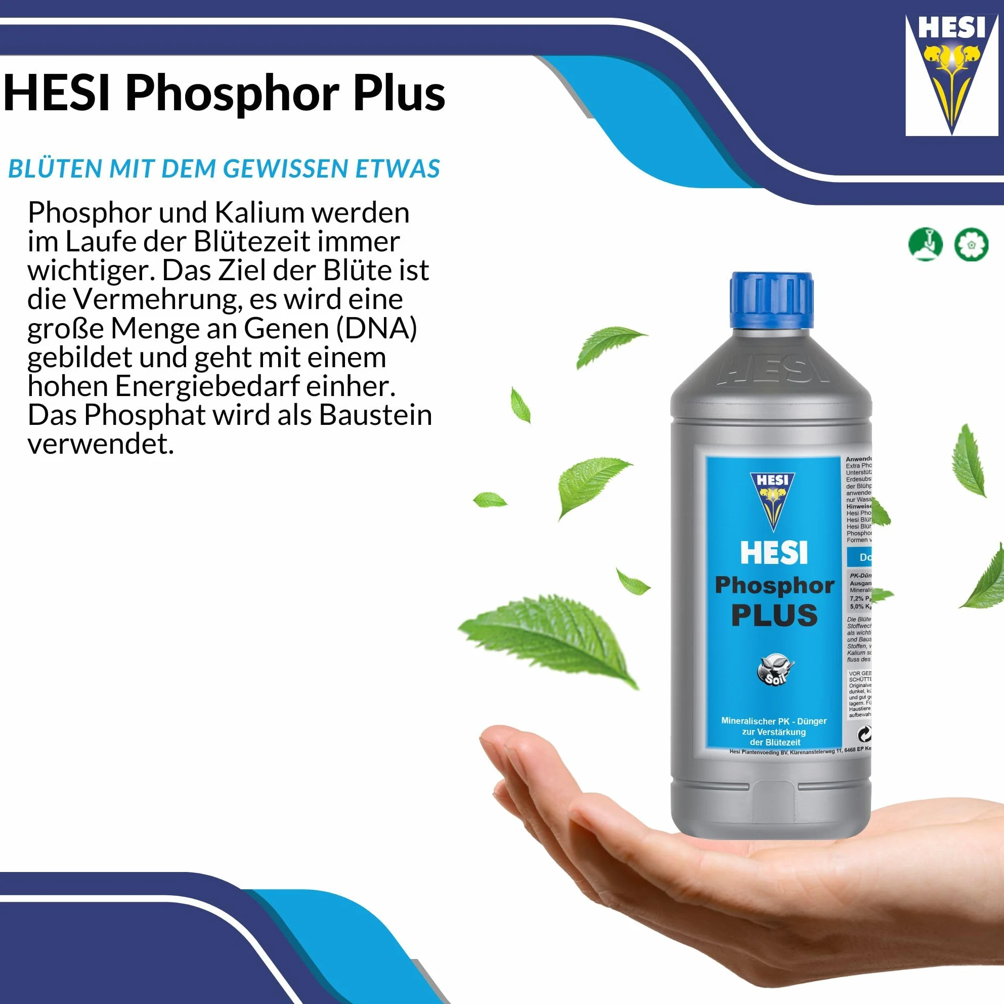 HESI Fósforo Plus Fertilizante Abono 1L